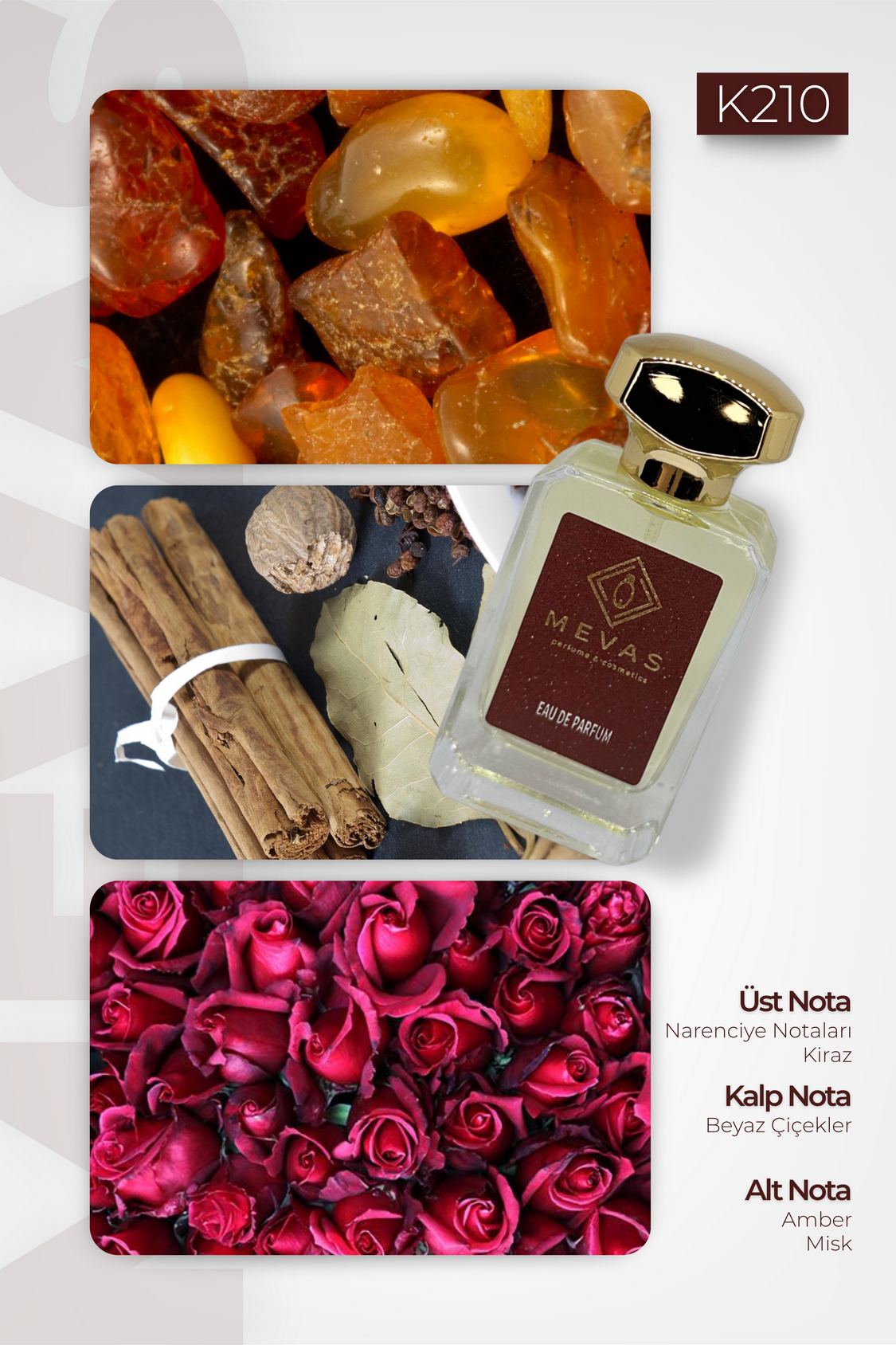 MEVAS K210 Kadın Parfüm 50ml EDP