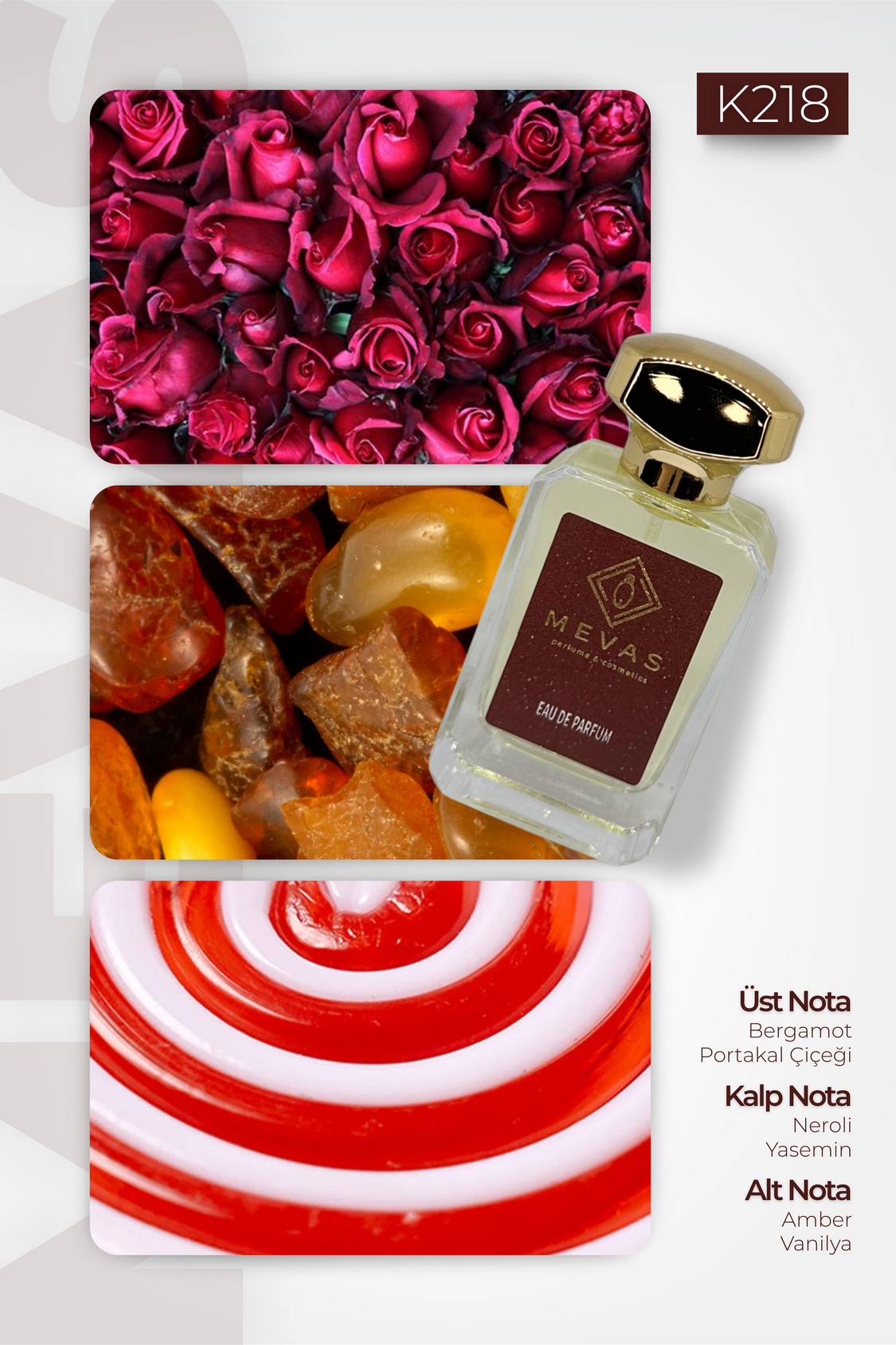 MEVAS K218 Kadın Parfüm 50ml EDP