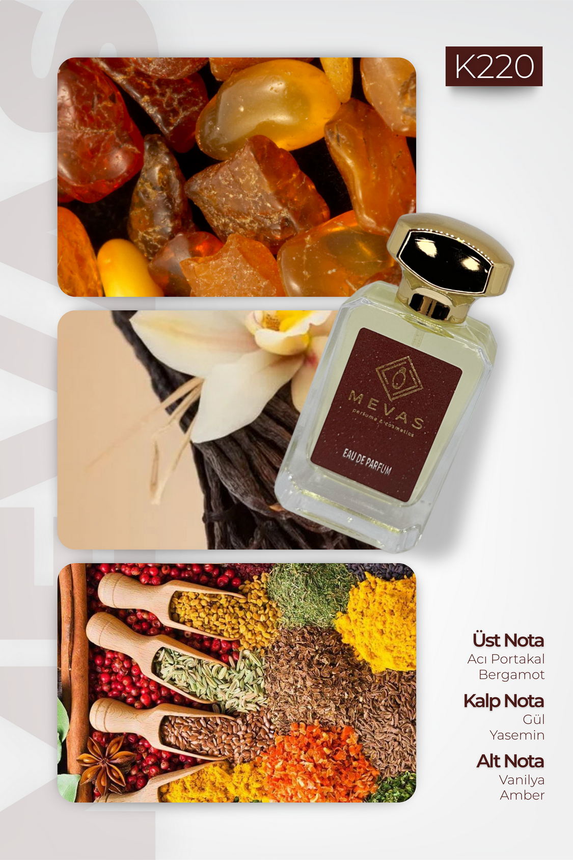 MEVAS K220 Kadın Parfüm 50ml EDP