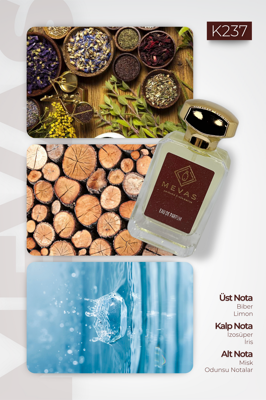 MEVAS K237 Kadın Parfüm 50ml EDP