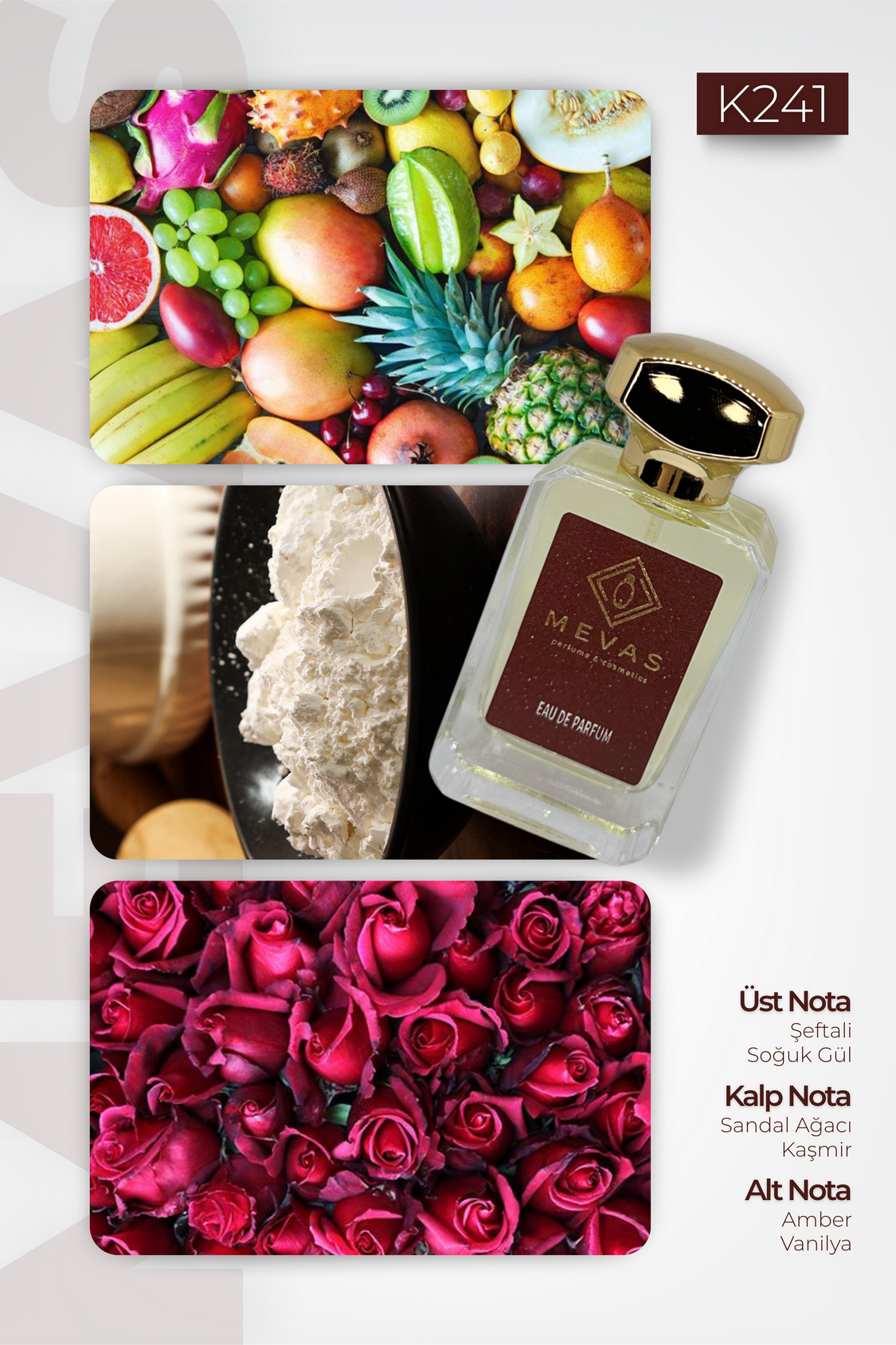 MEVAS K241 Kadın Parfüm 50ml EDP