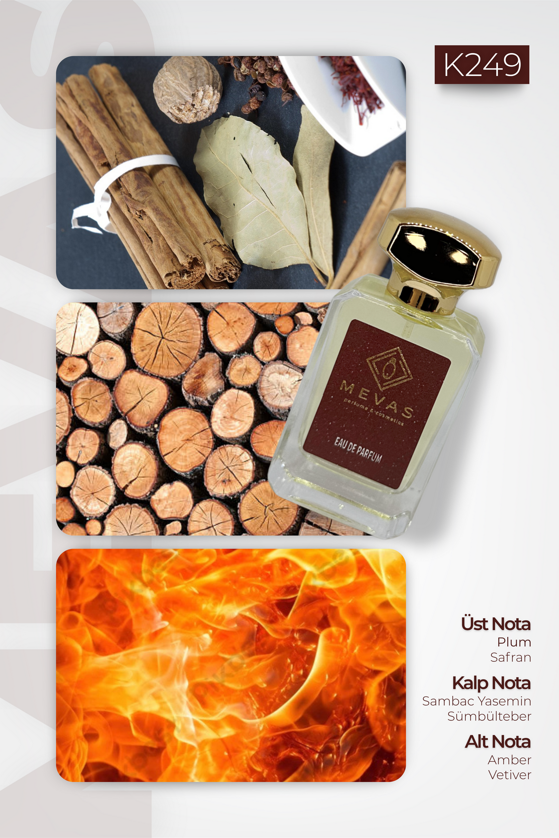 MEVAS K249 Kadın Parfüm 50ml EDP