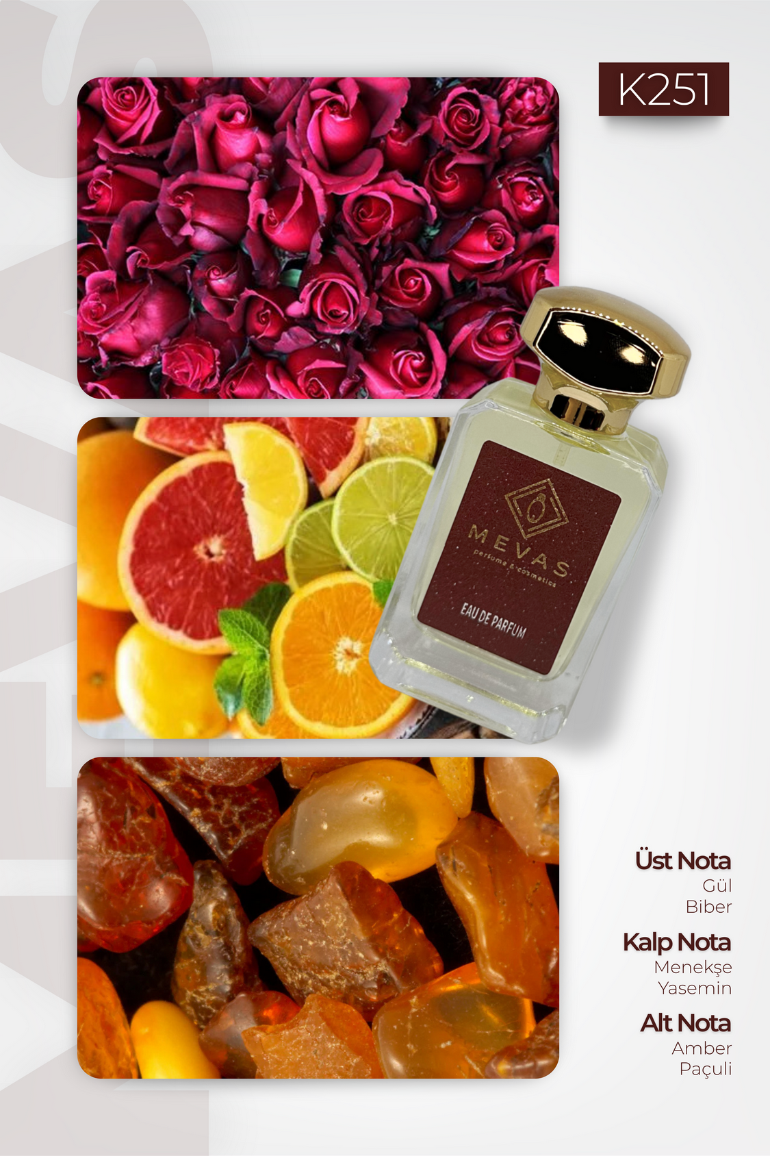 MEVAS K251 Kadın Parfüm 50ml EDP
