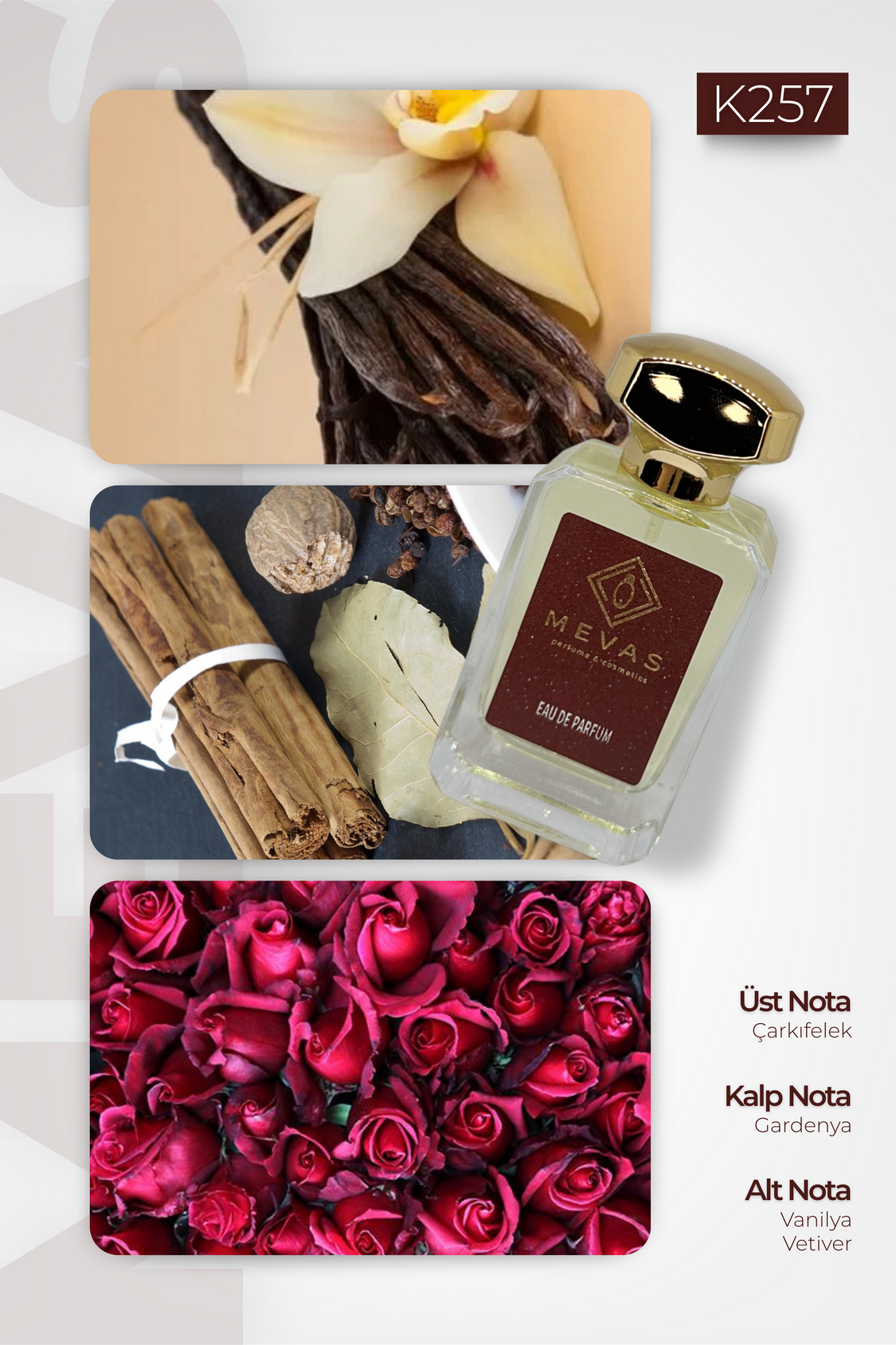 MEVAS K257 Kadın Parfüm 50ml EDP