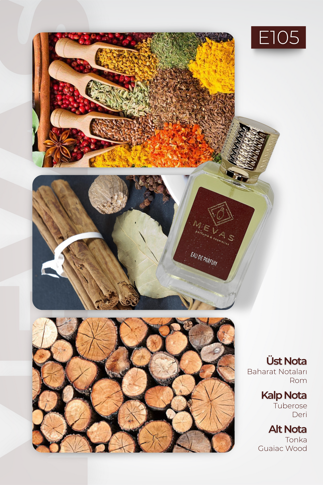 MEVAS E105 Erkek Parfüm 50ml EDP