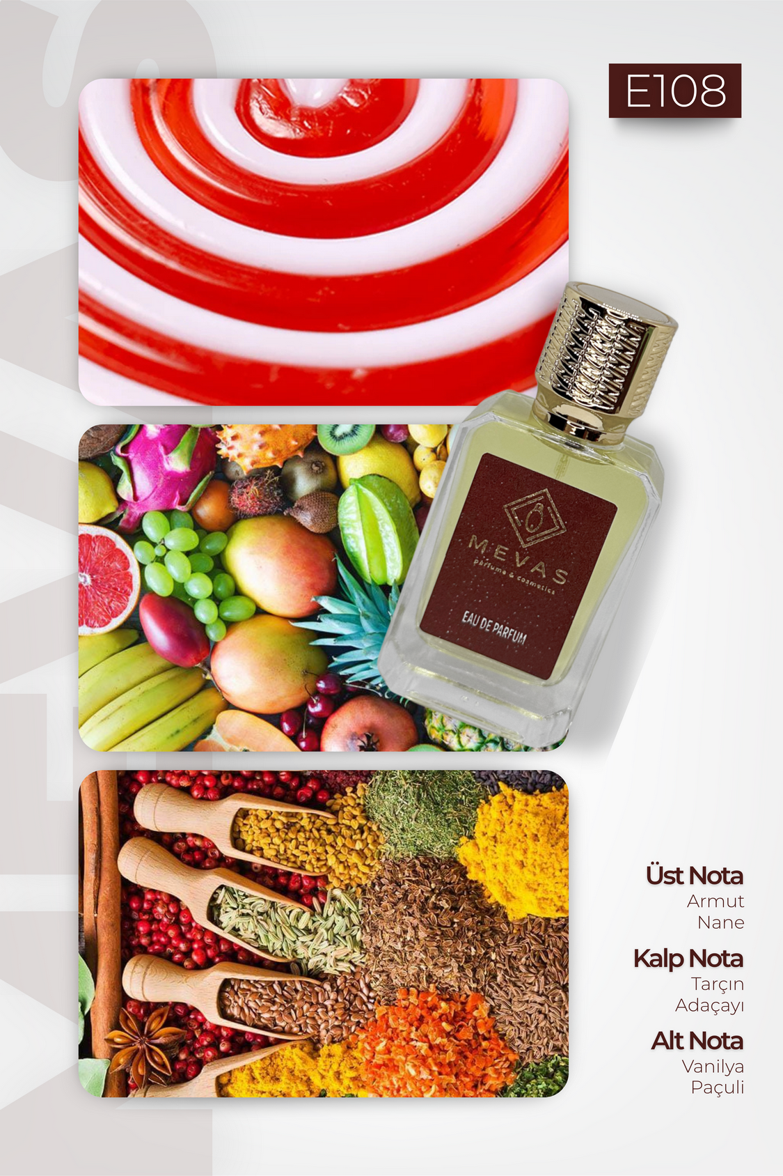 MEVAS E108 Erkek Parfüm 50ml EDP