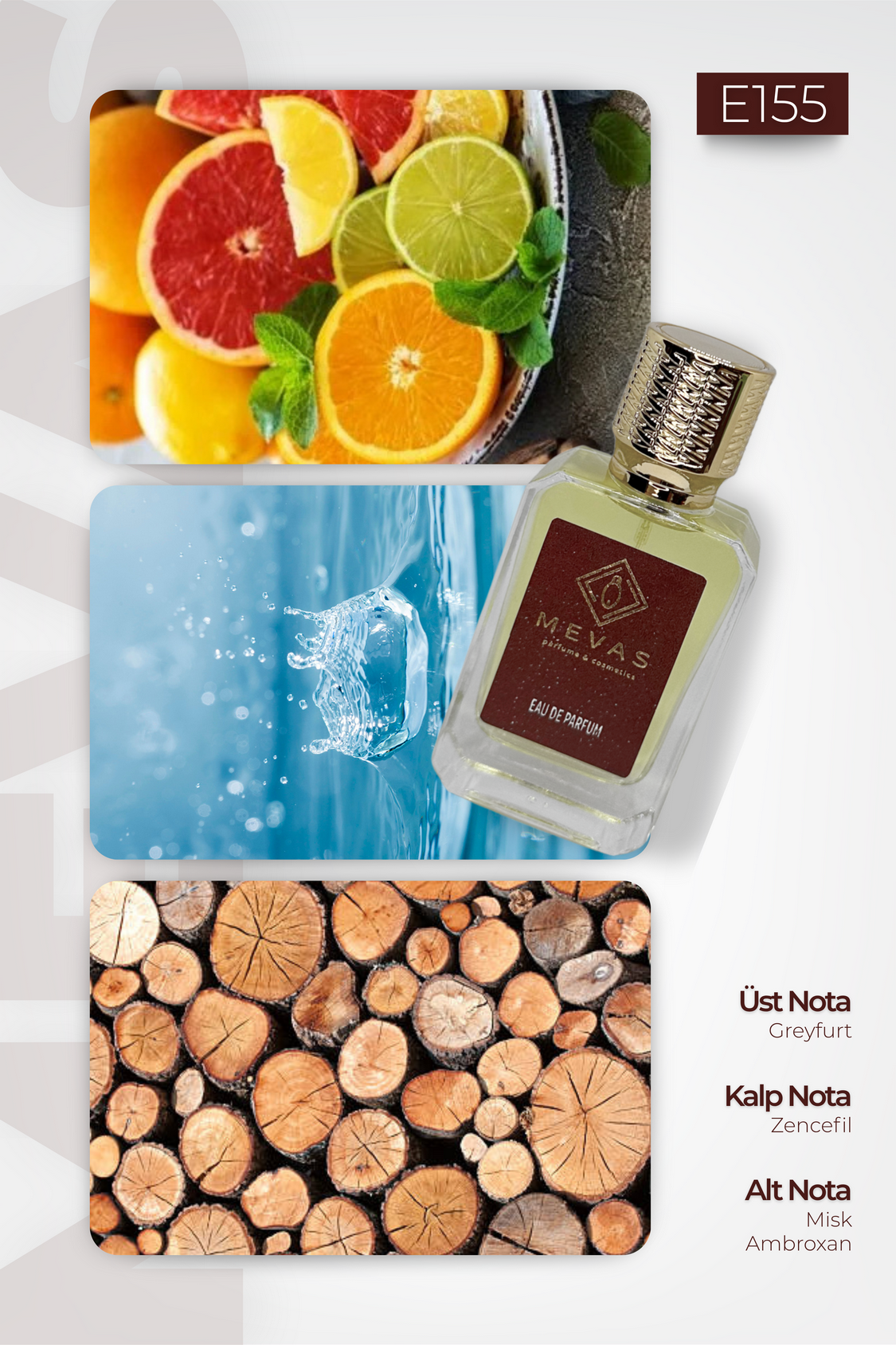 MEVAS E155 Erkek Parfüm 50ml EDP