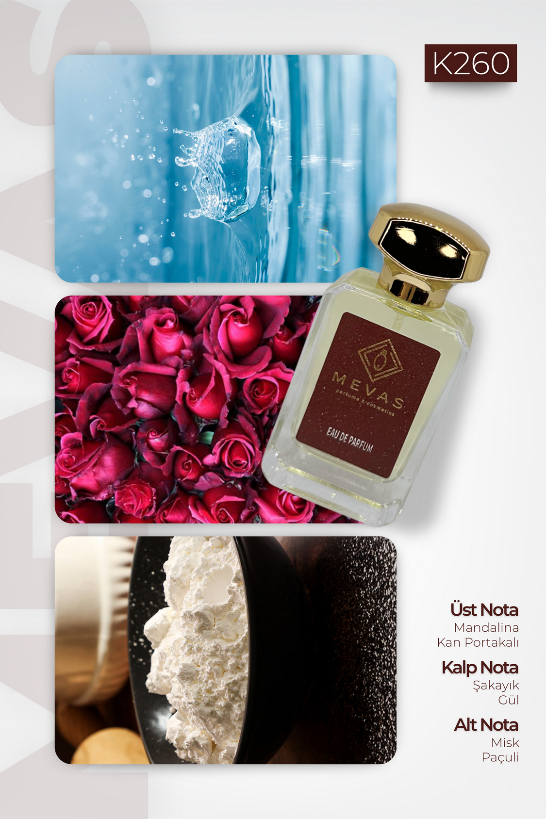MEVAS K260 Kadın Parfüm 50ml EDP