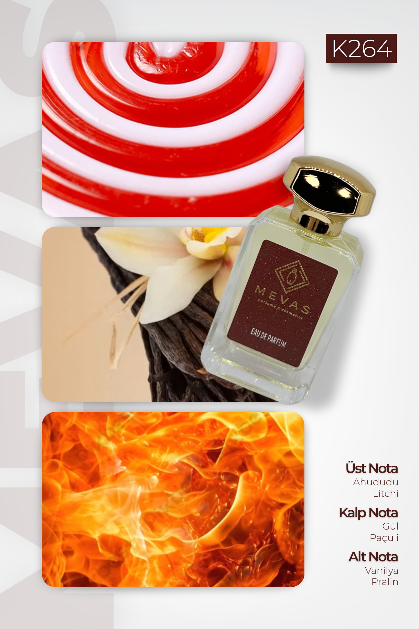 MEVAS K264 Kadın Parfüm 50ml EDP