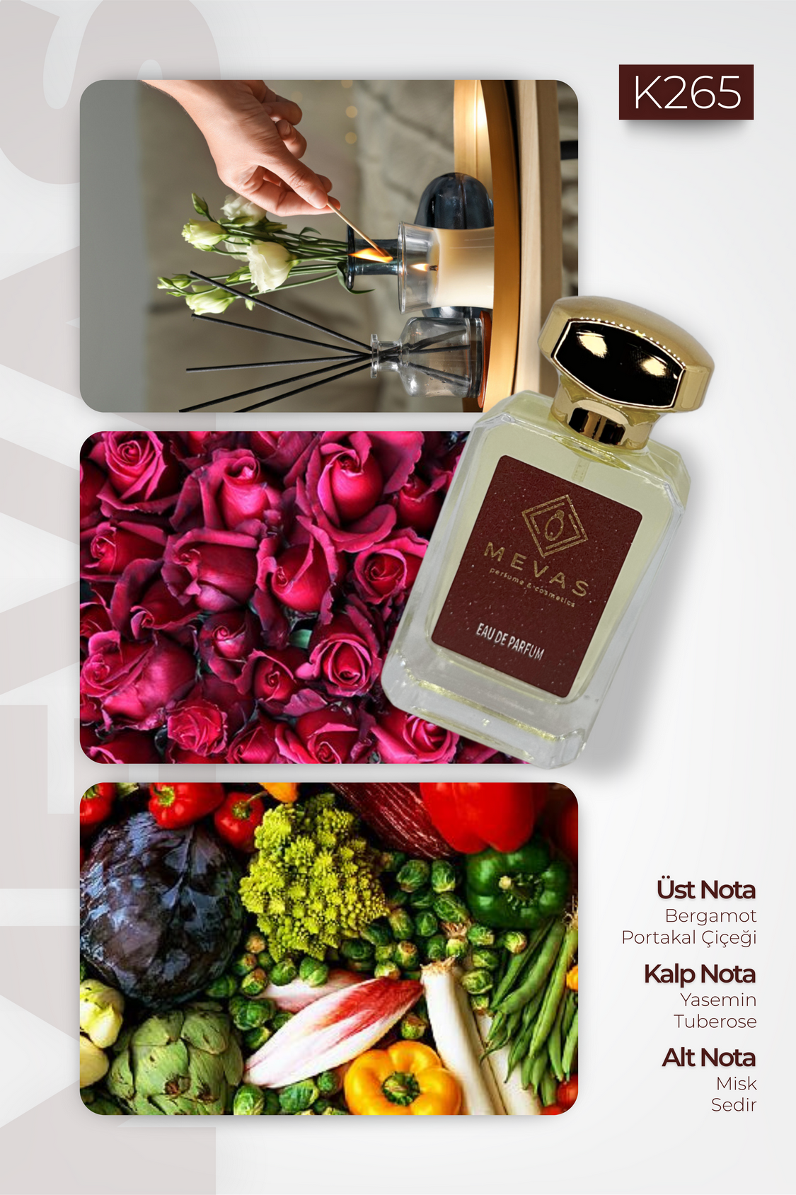 MEVAS K265 Kadın Parfüm 50ml EDP
