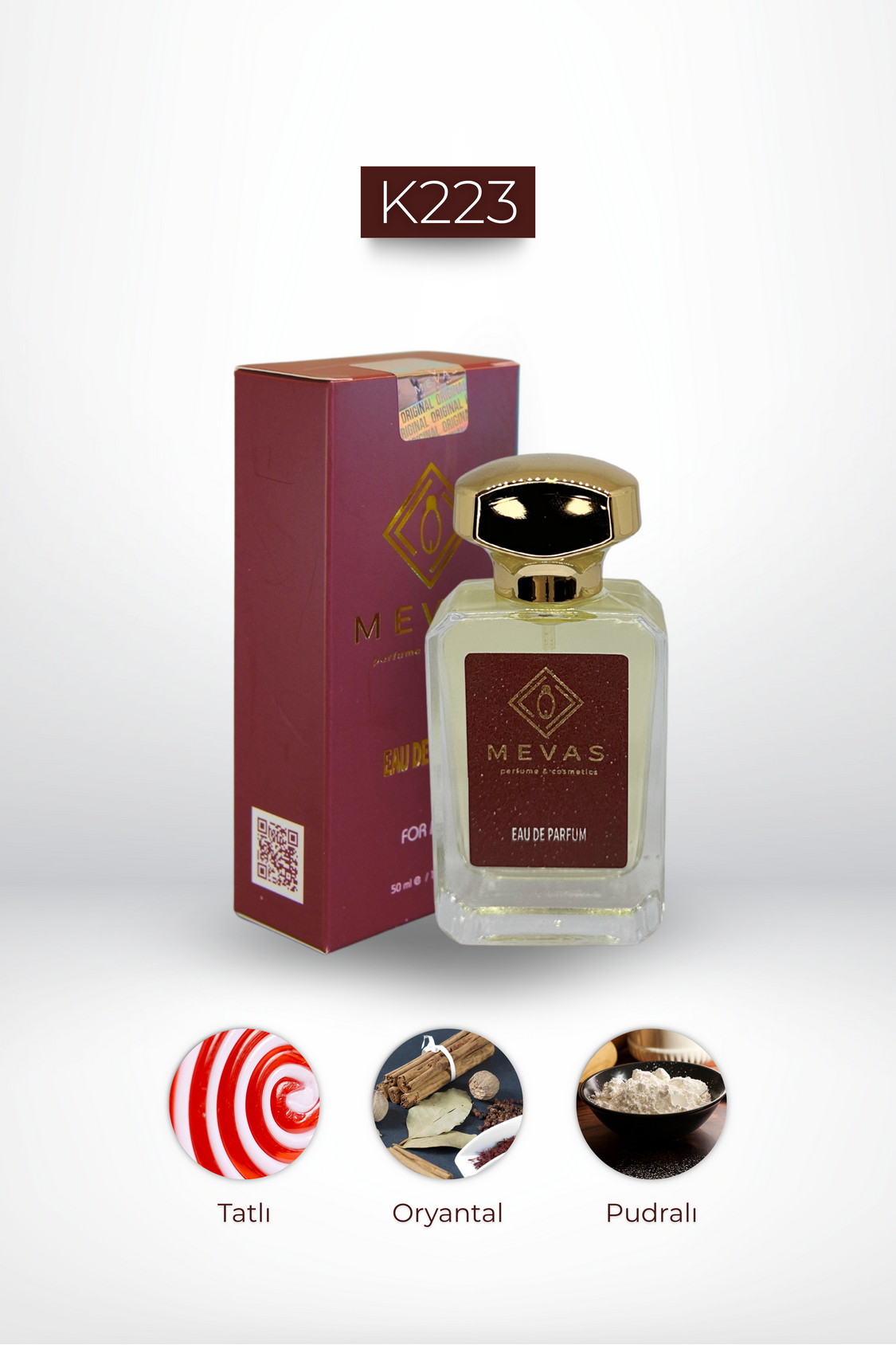 MEVAS K223 Kadın Parfüm 50ml EDP