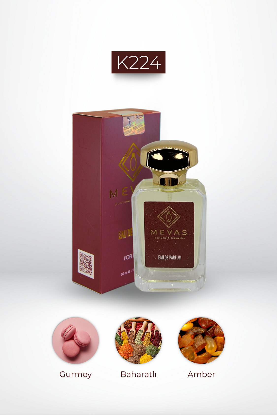 MEVAS K224 Kadın Parfüm 50ml EDP