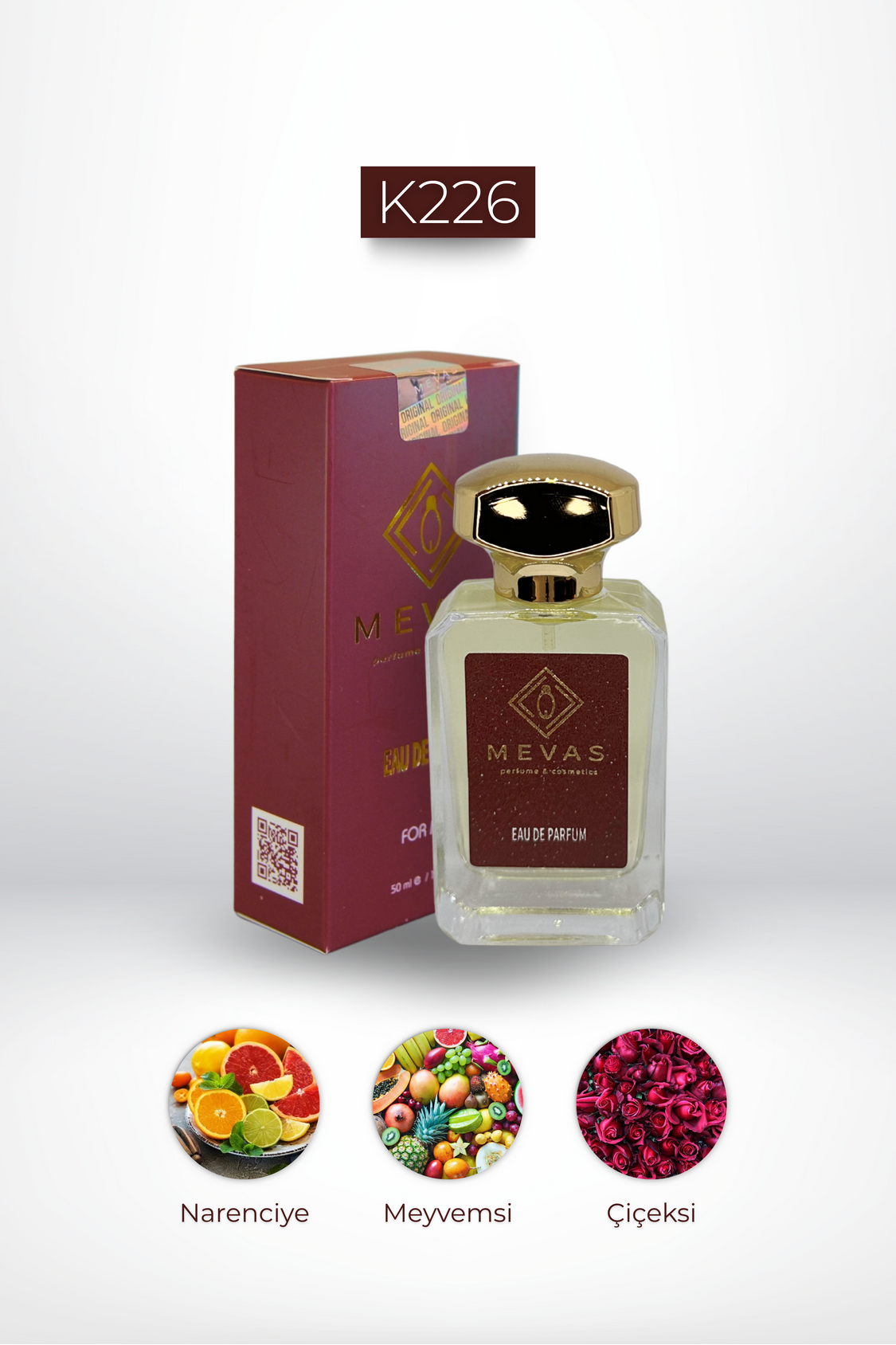 MEVAS K226 Kadın Parfüm 50ml EDP