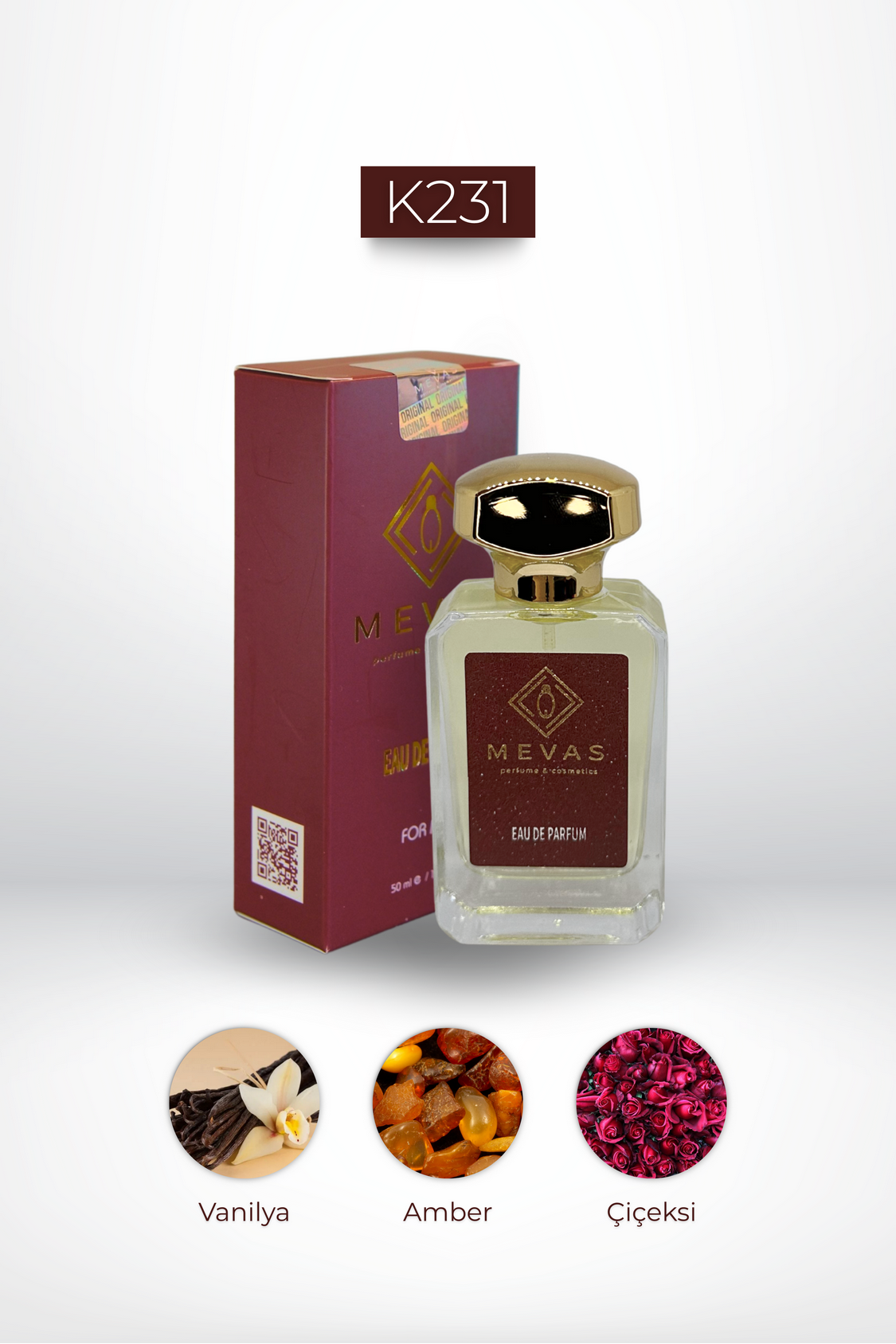 MEVAS K231 Kadın Parfüm 50ml EDP