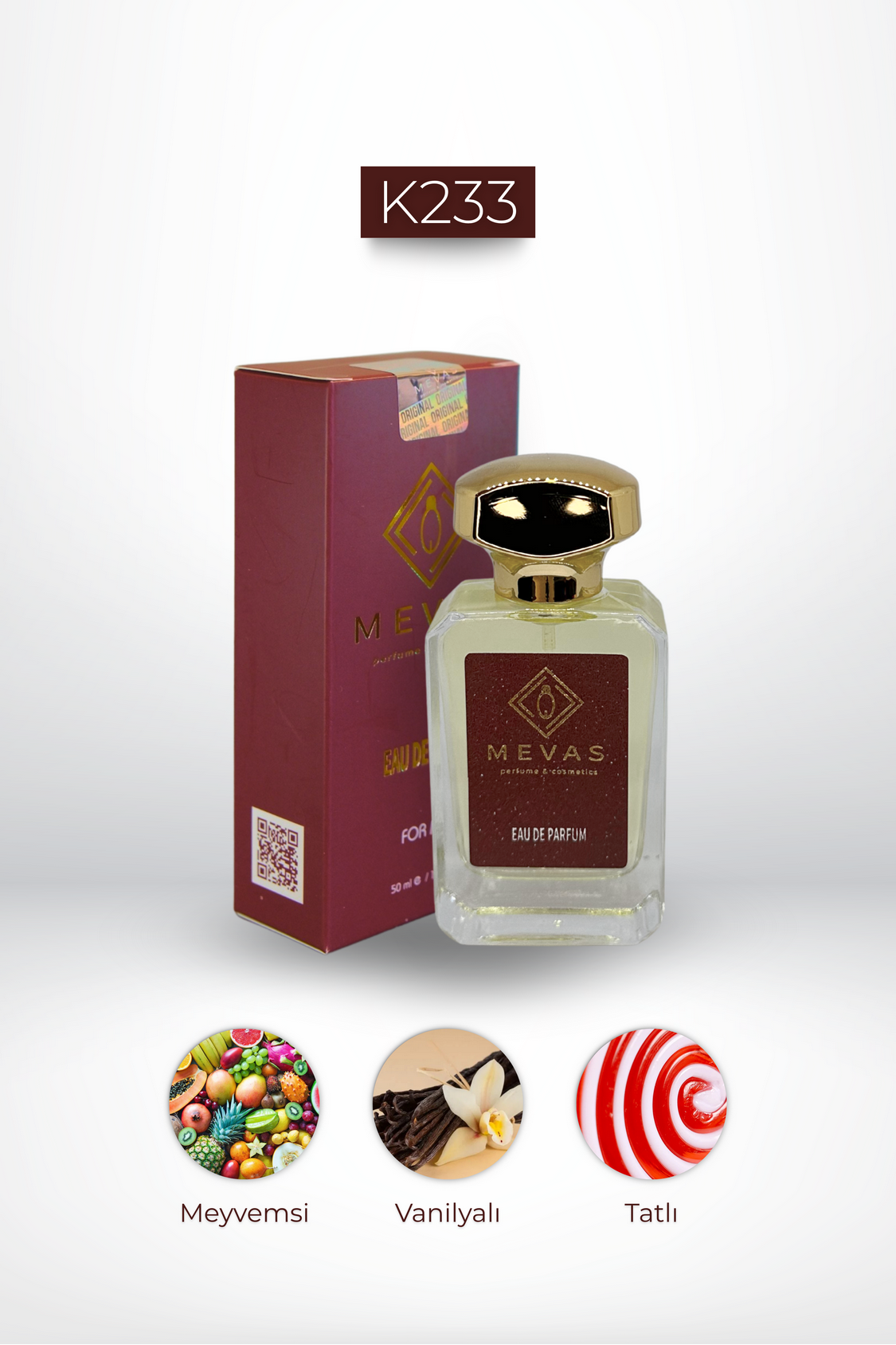 MEVAS K233 Kadın Parfüm 50ml EDP