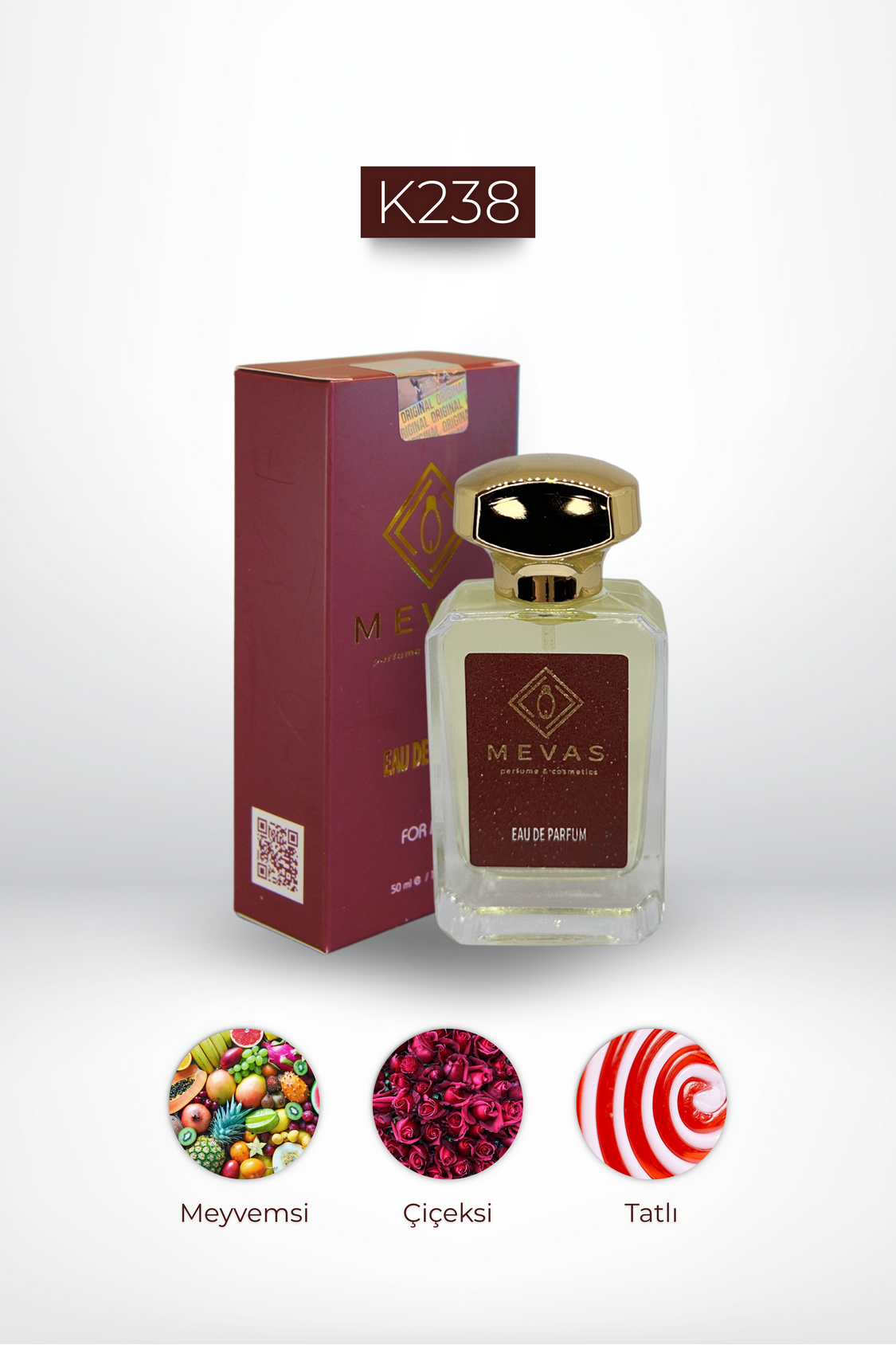MEVAS K238 Kadın Parfüm 50ml EDP
