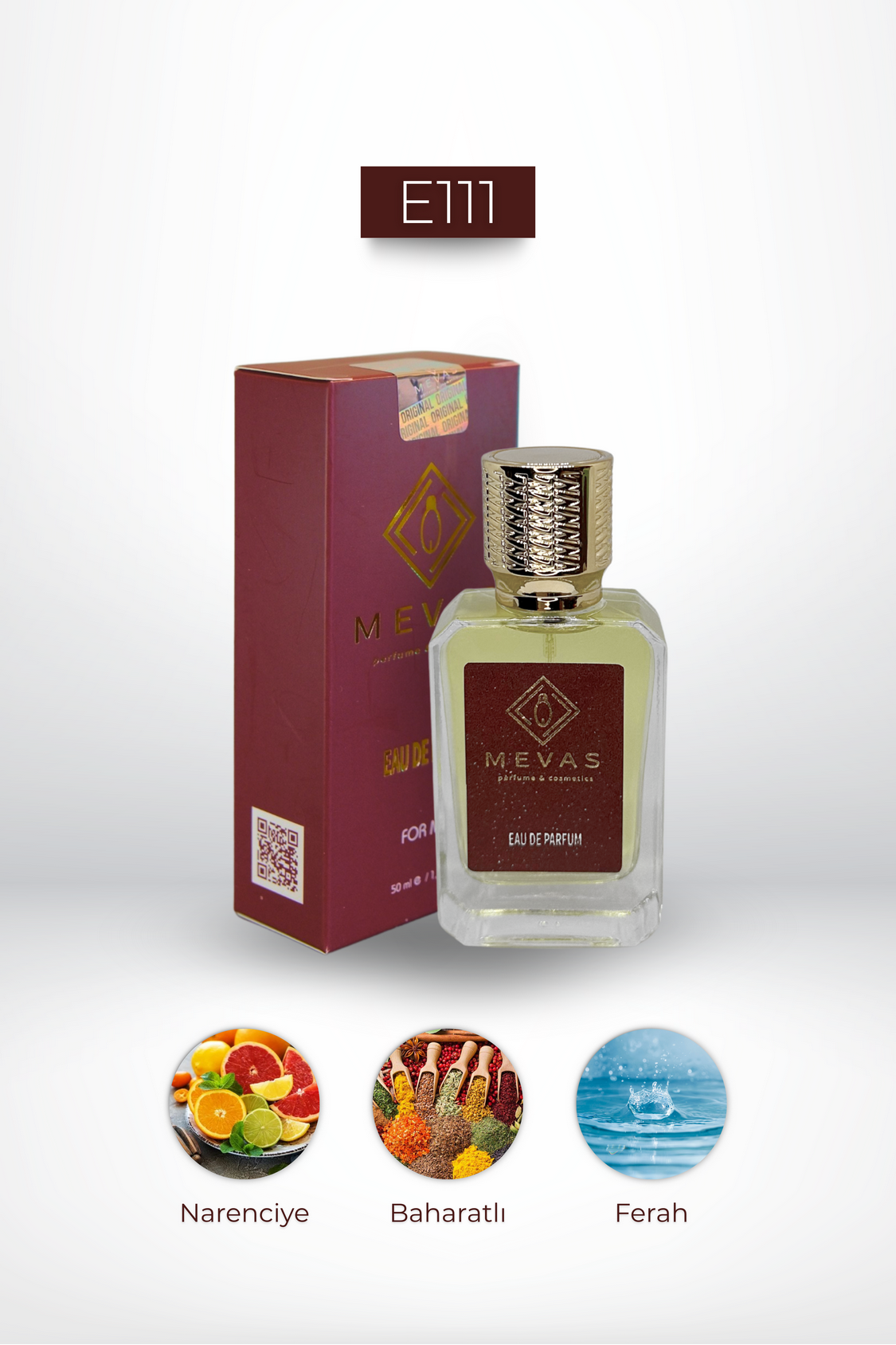MEVAS E111 Erkek Parfüm 50ml EDP