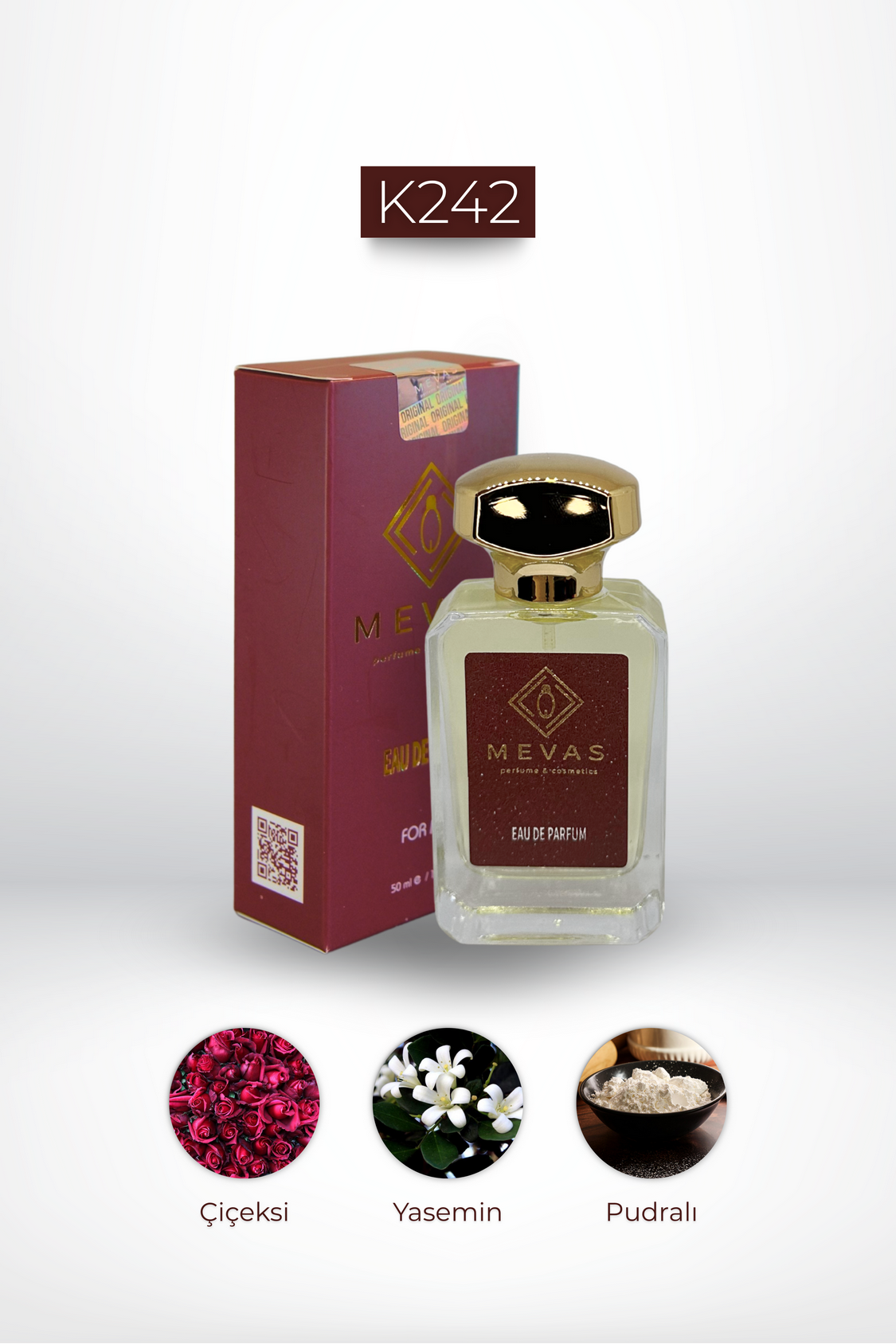 MEVAS K242 Kadın Parfüm 50ml EDP