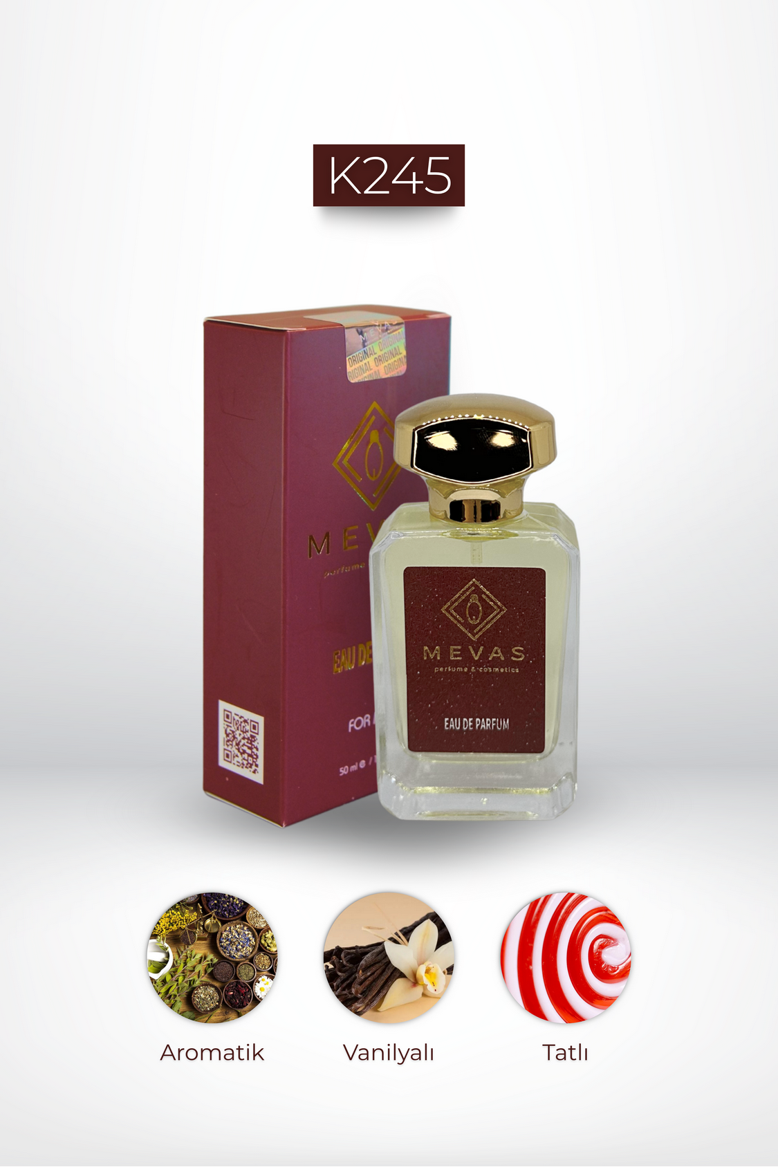 MEVAS K245 Kadın Parfüm 50ml EDP