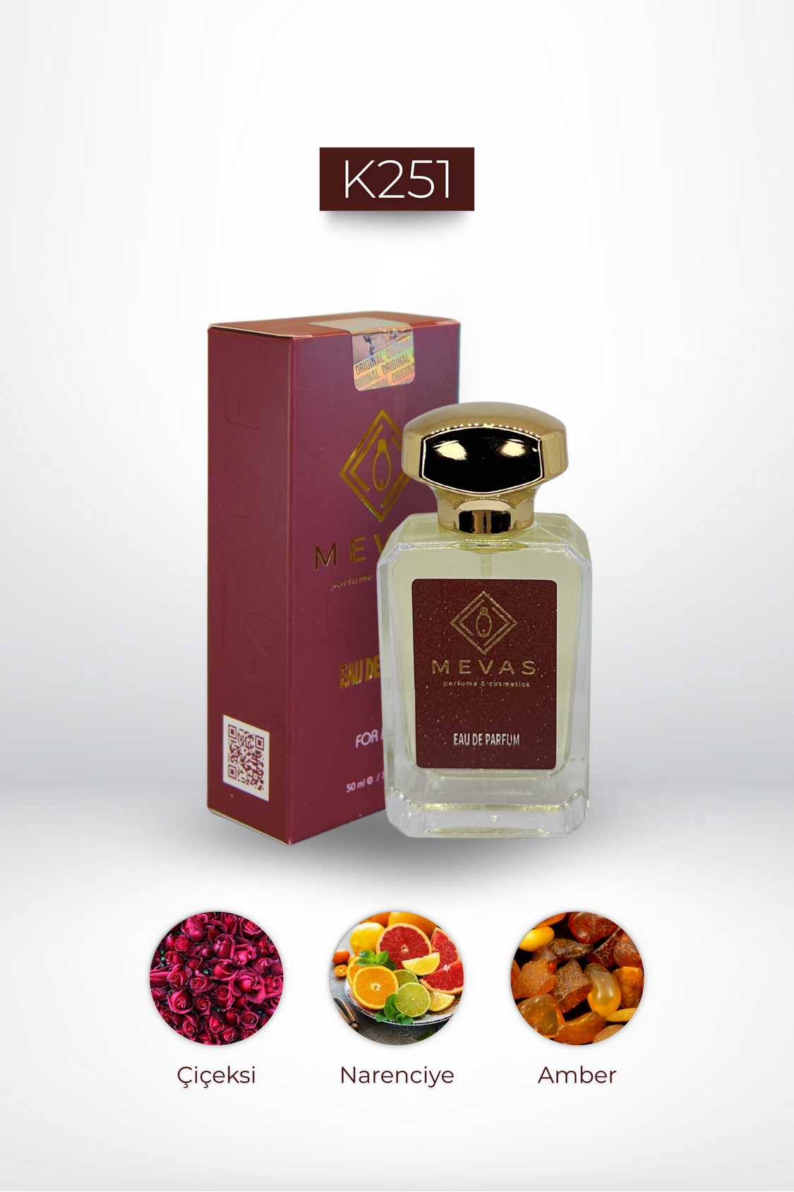 MEVAS K251 Kadın Parfüm 50ml EDP