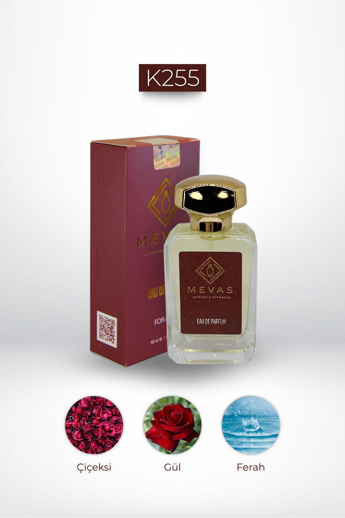 MEVAS K255 Kadın Parfüm 50ml EDP