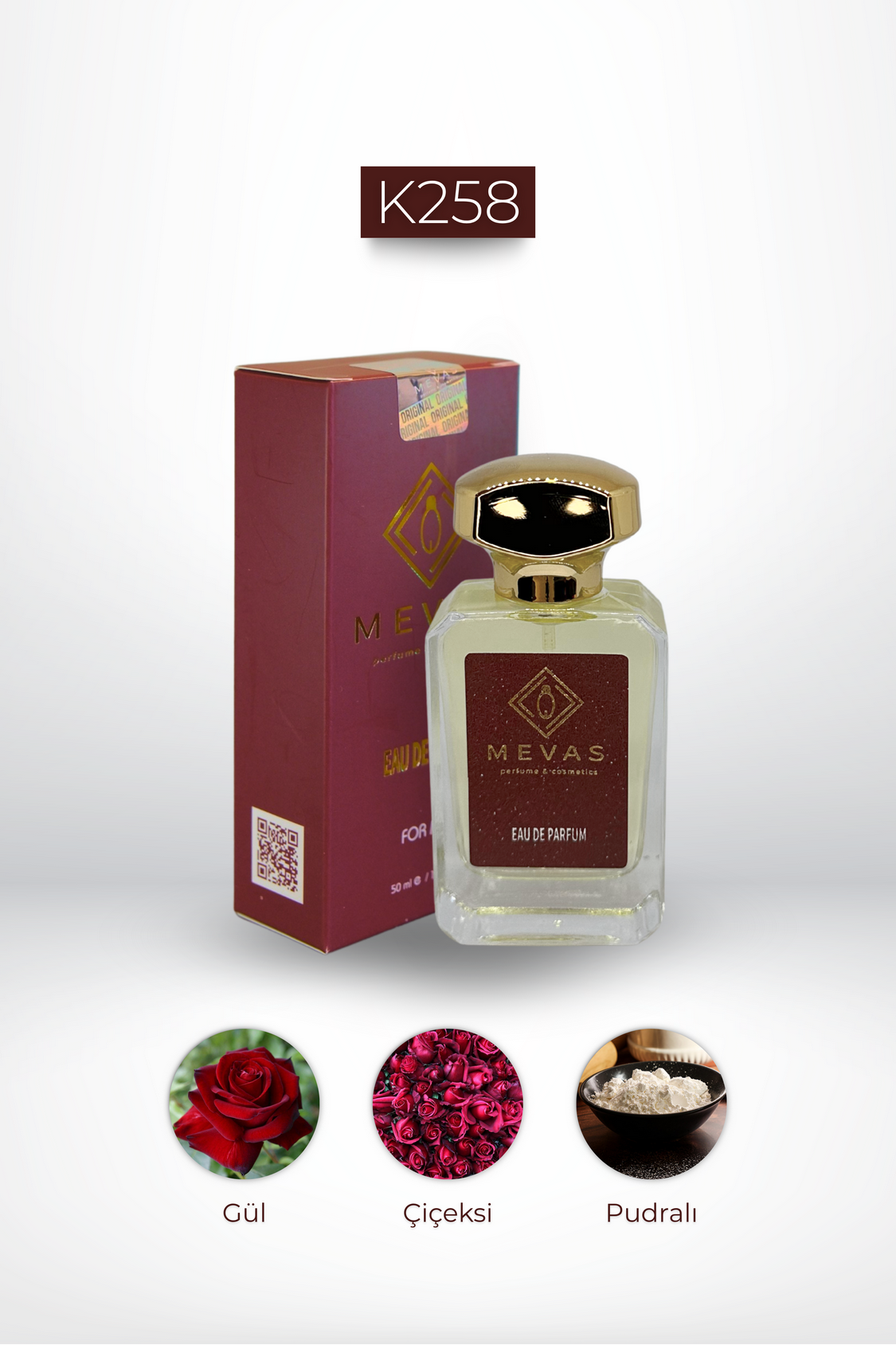 MEVAS K258 Kadın Parfüm 50ml EDP