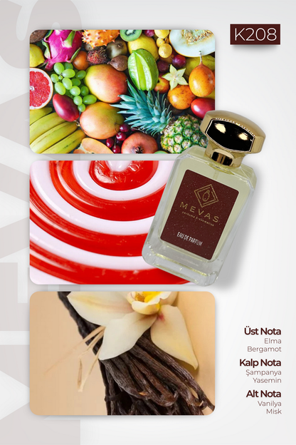 MEVAS K208 Kadın Parfüm 50ml EDP