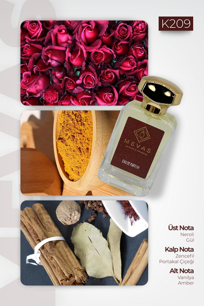 MEVAS K209 Kadın Parfüm 50ml EDP