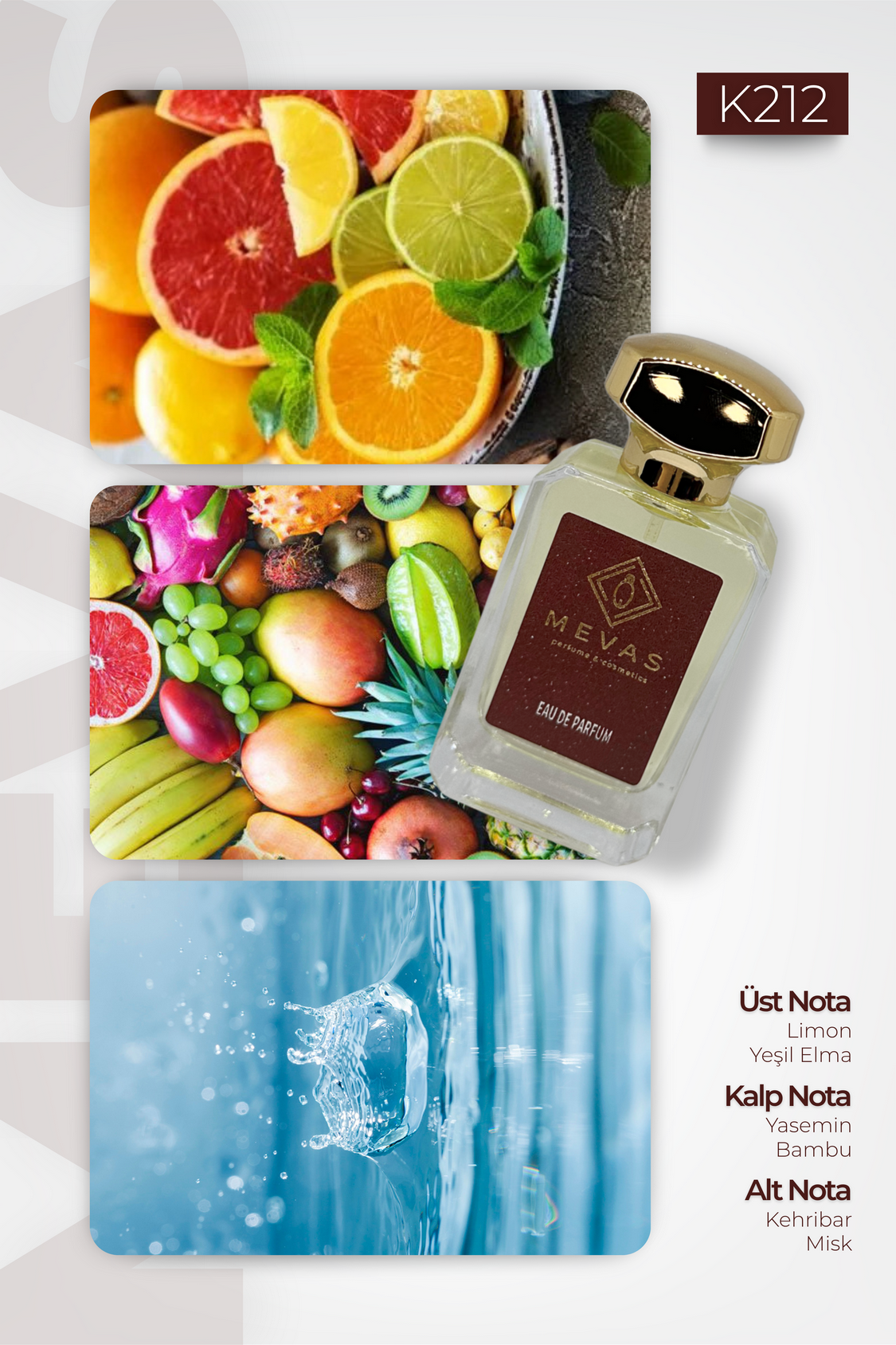 MEVAS K212 Kadın Parfüm 50ml EDP