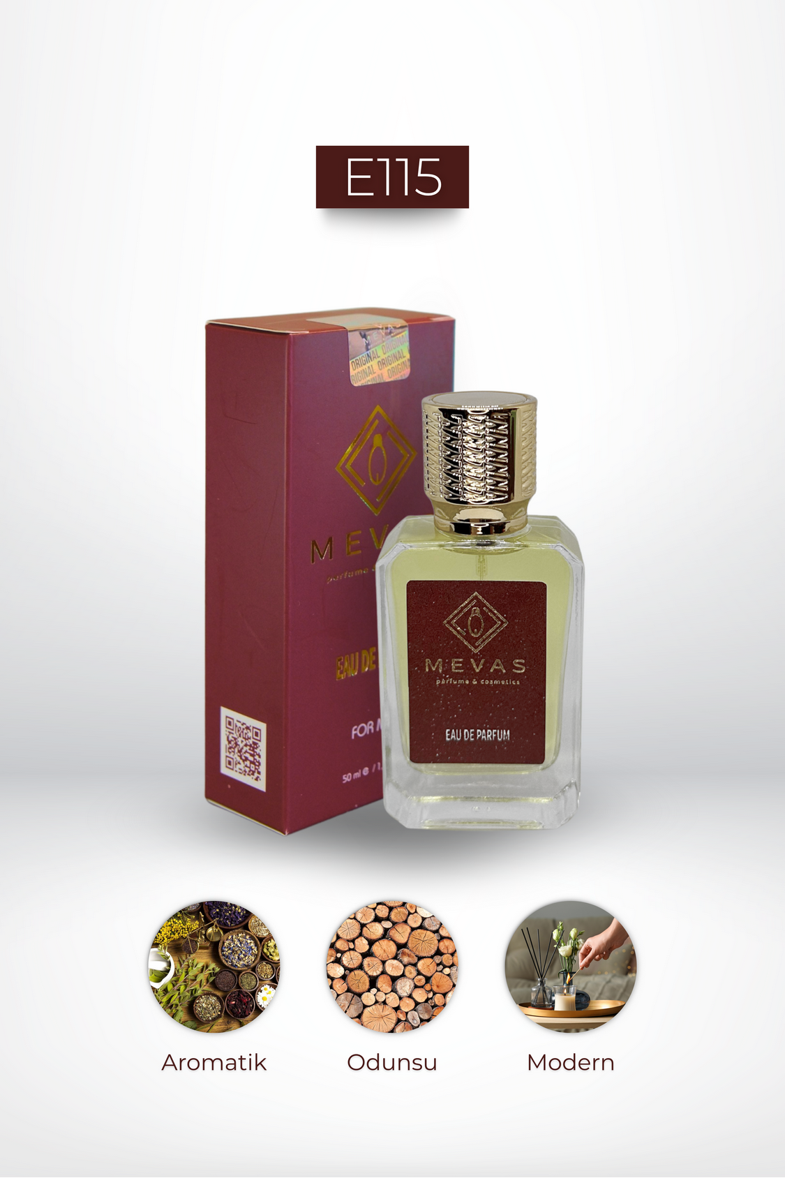 MEVAS E115 Erkek Parfüm 50ml EDP