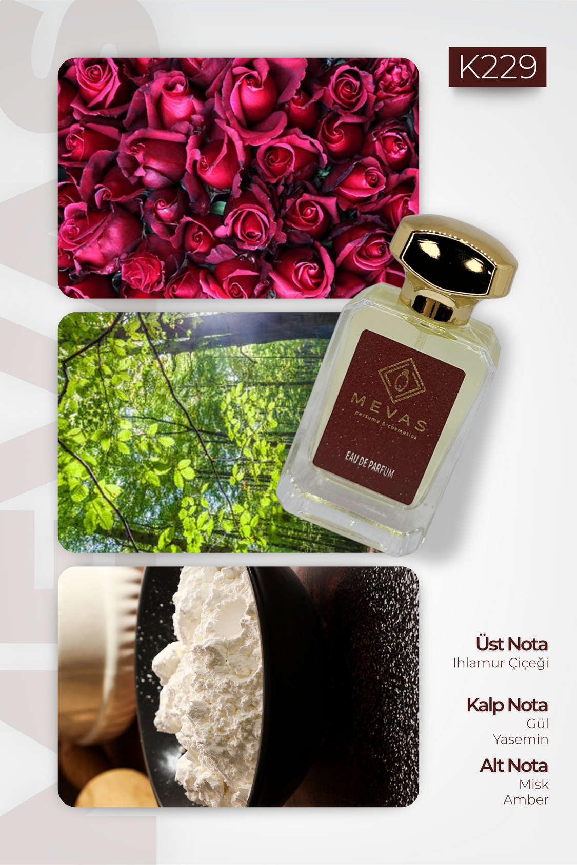 MEVAS K229 Kadın Parfüm 50ml EDP