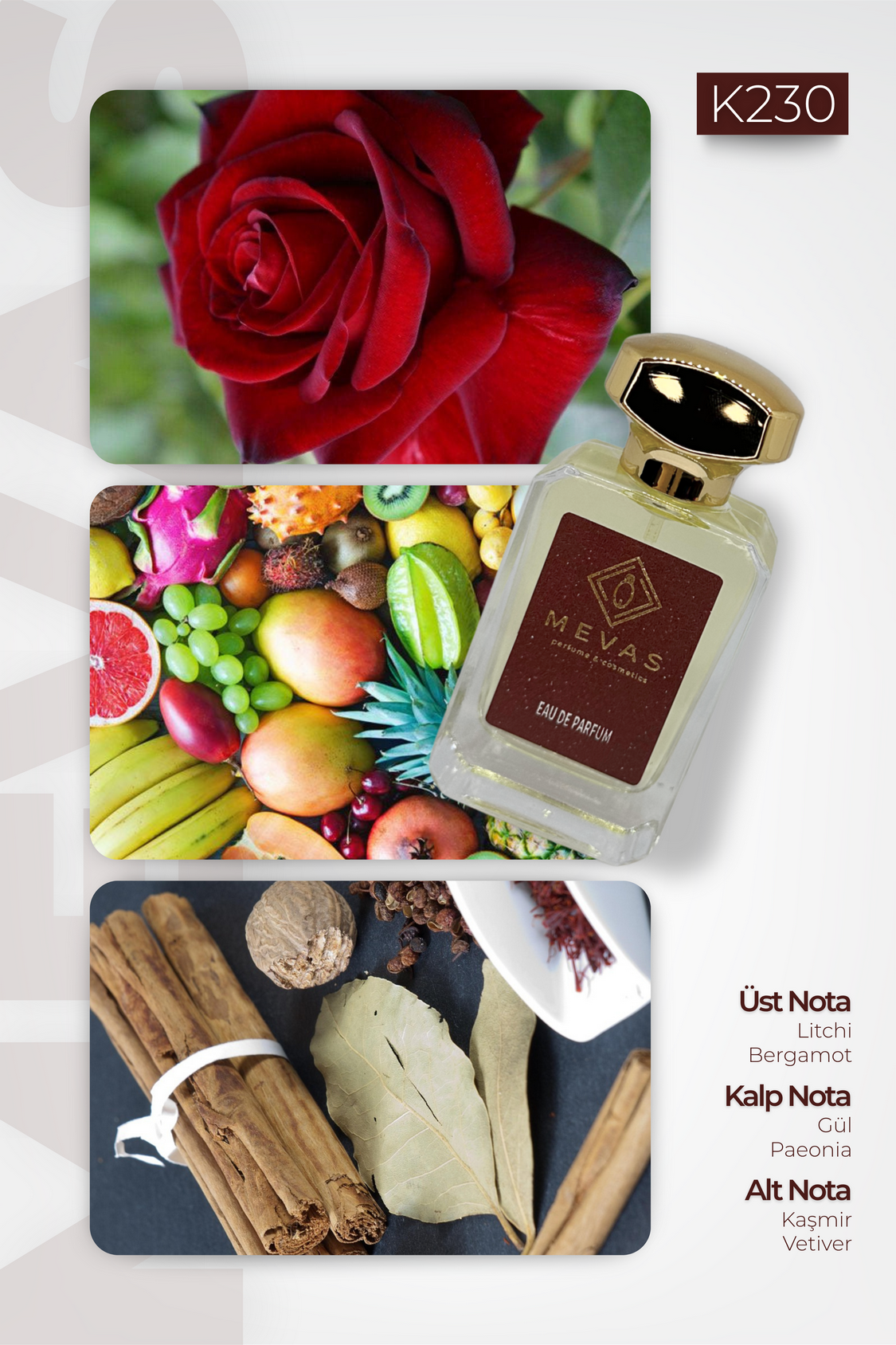 MEVAS K230 Kadın Parfüm 50ml EDP