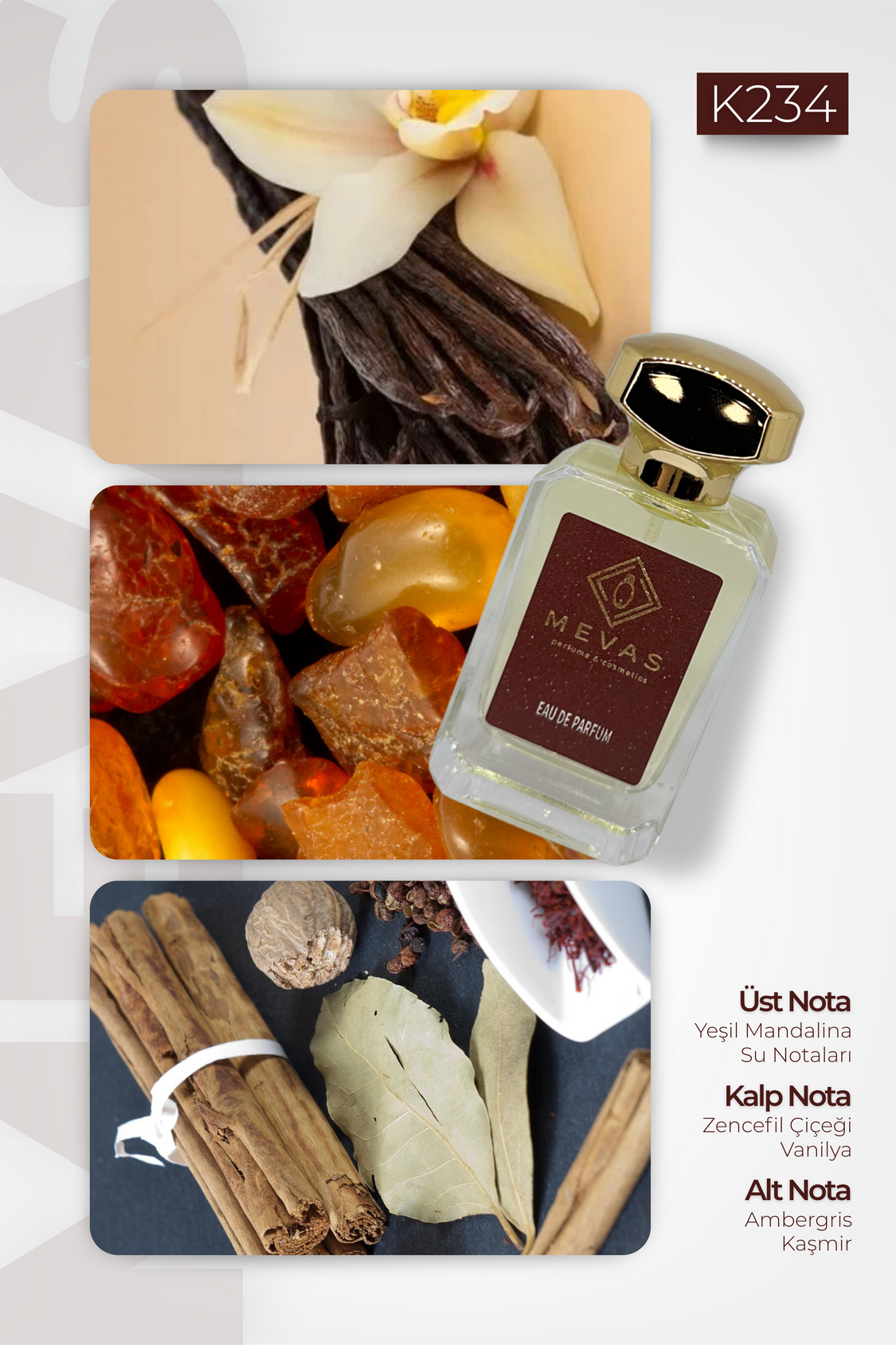 MEVAS K234 Kadın Parfüm 50ml EDP