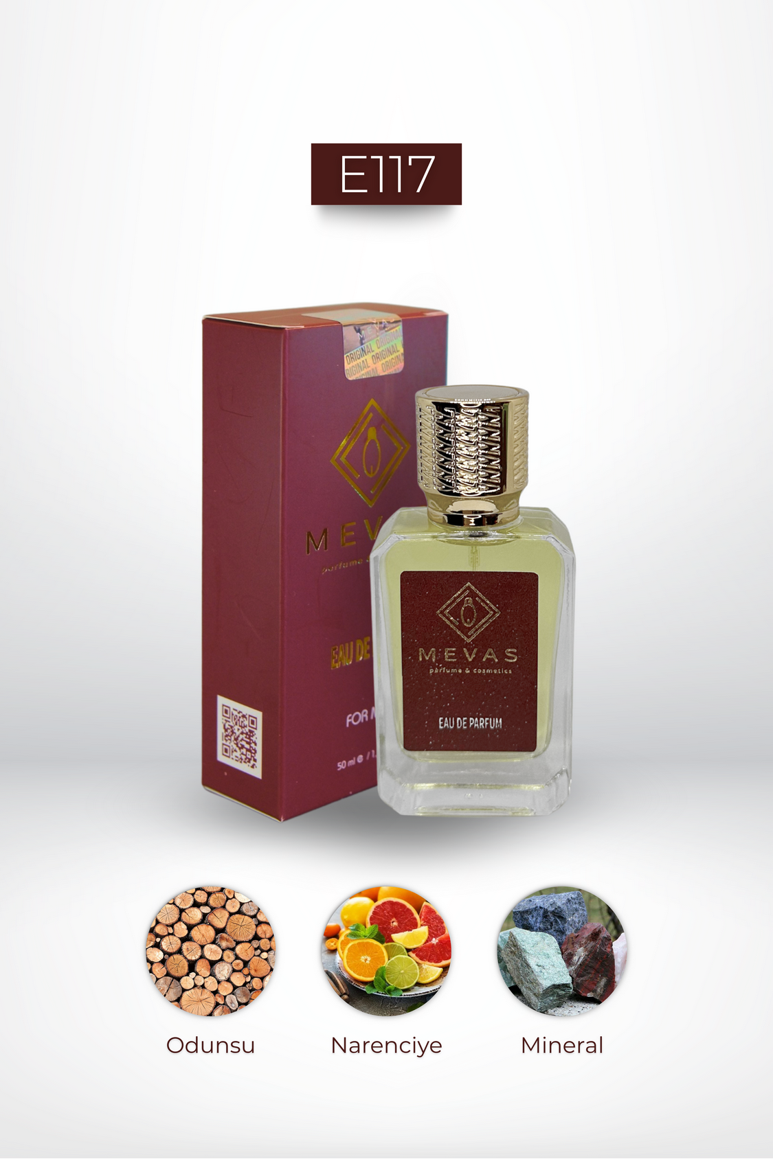 MEVAS E117 Erkek Parfüm 50ml EDP