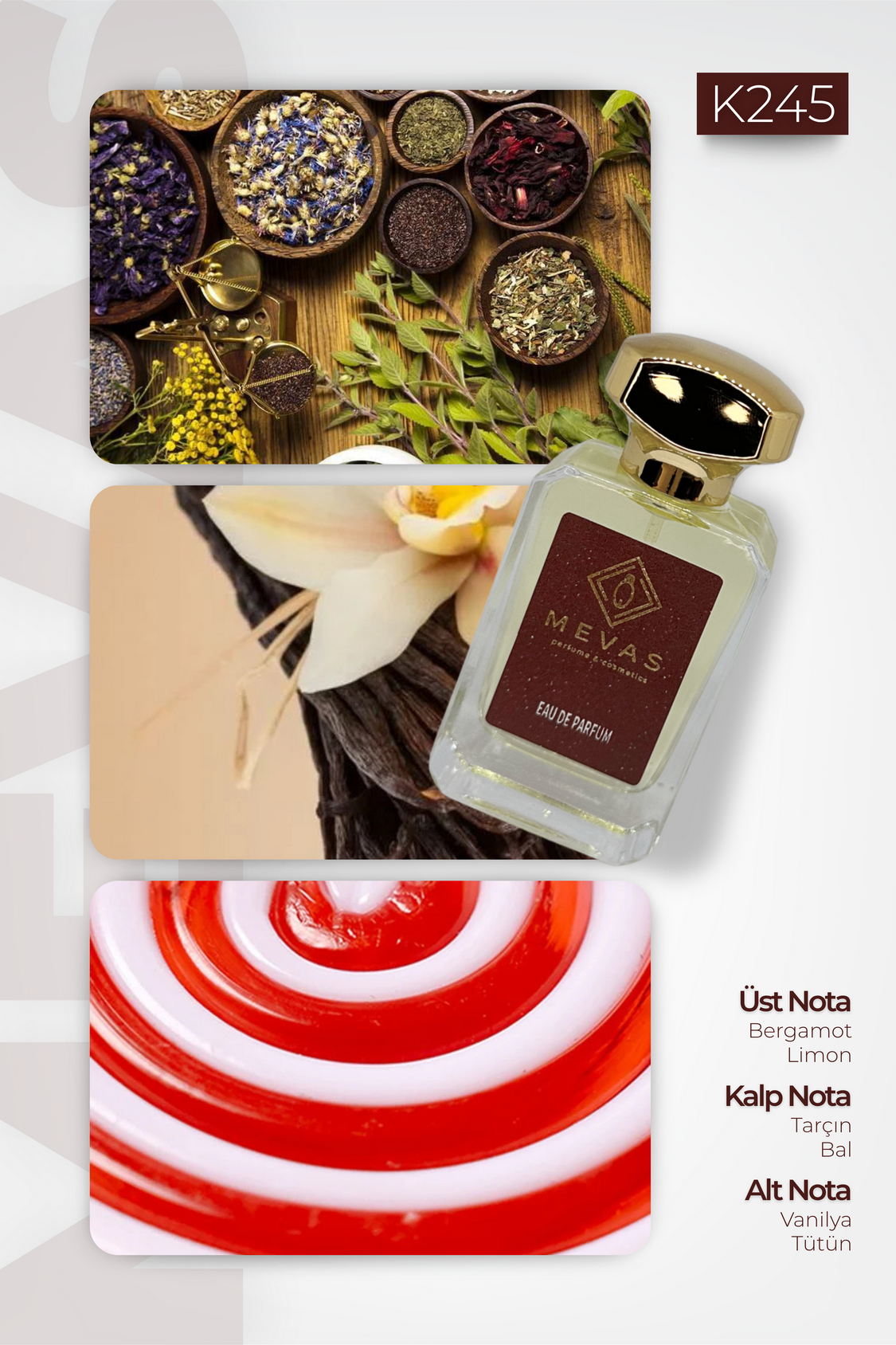 MEVAS K245 Kadın Parfüm 50ml EDP