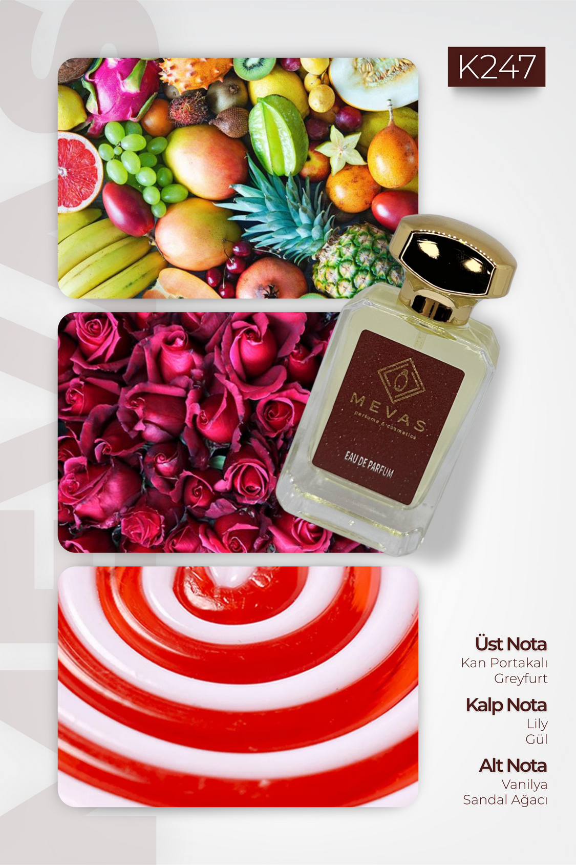 MEVAS K247 Kadın Parfüm 50ml EDP