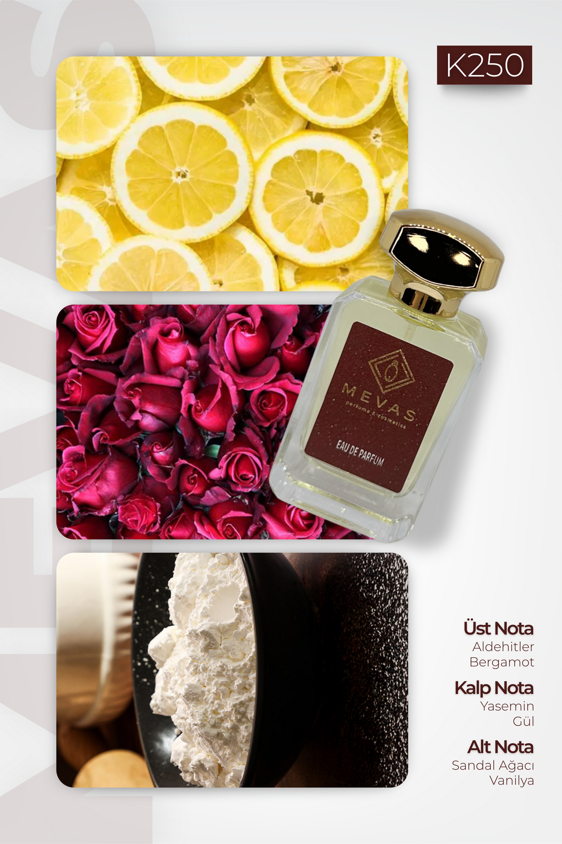 MEVAS K250 Kadın Parfüm 50ml EDP