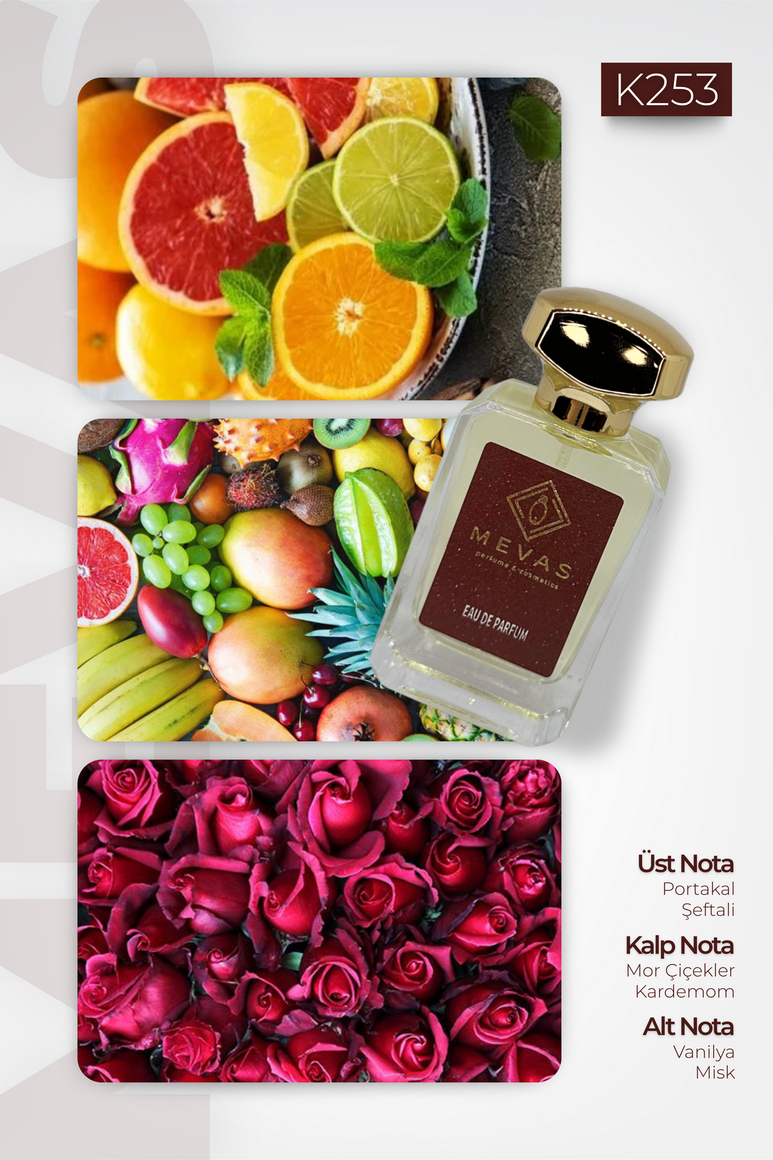 MEVAS K253 Kadın Parfüm 50ml EDP