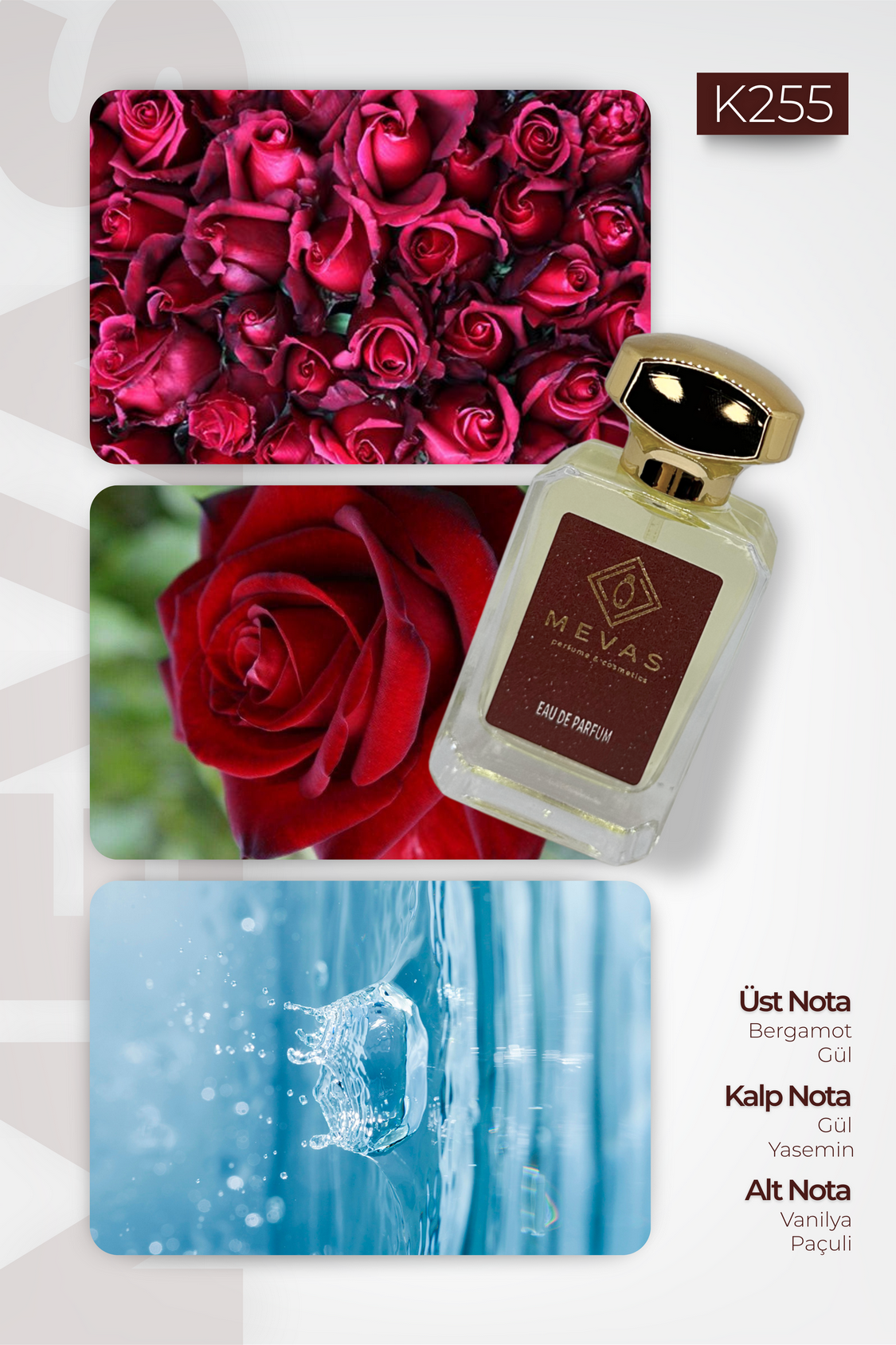 MEVAS K255 Kadın Parfüm 50ml EDP