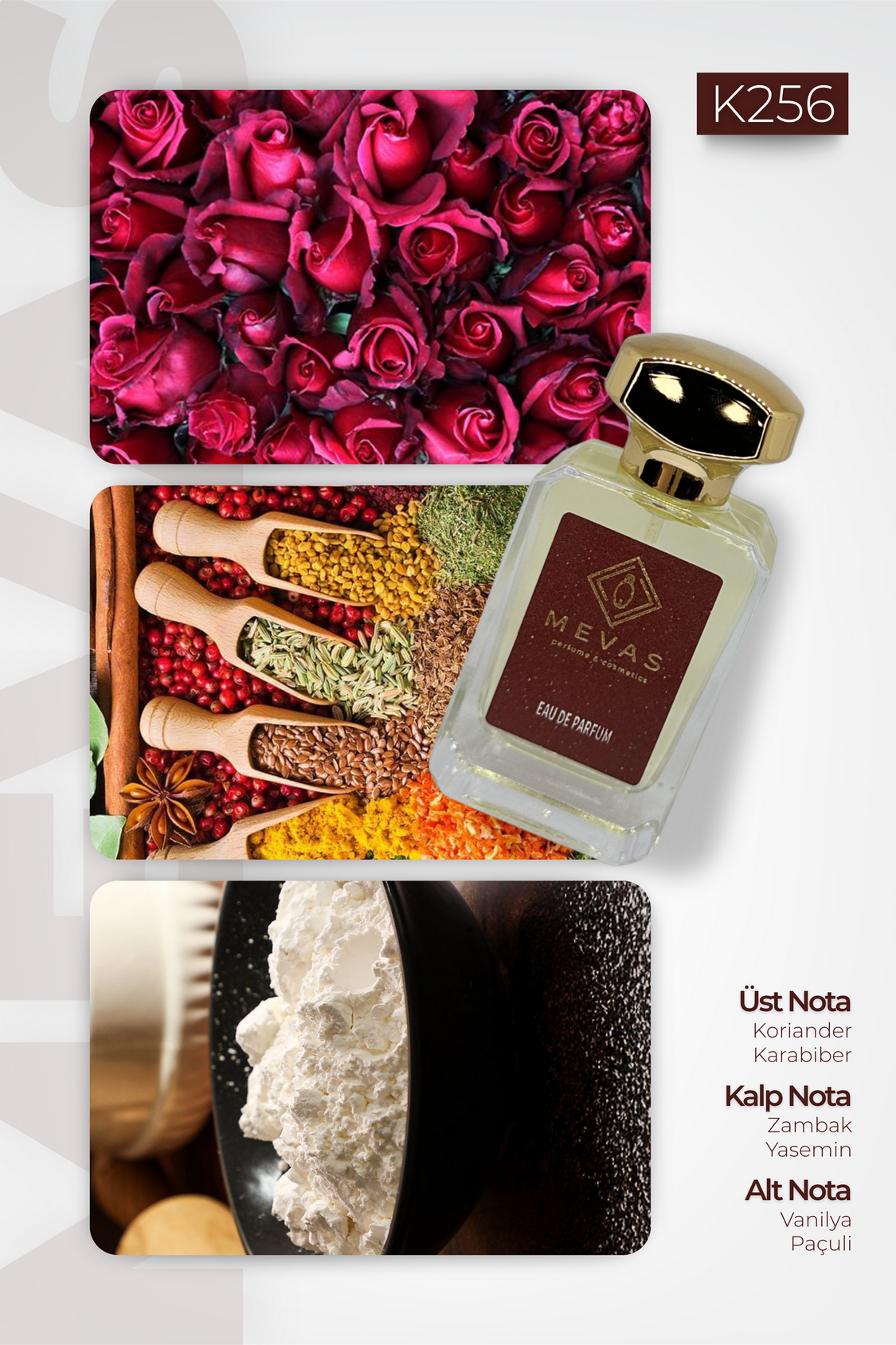 MEVAS K256 Kadın Parfüm 50ml EDP