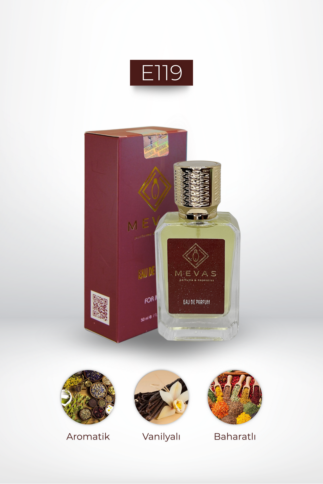 MEVAS E119 Erkek Parfüm 50ml EDP