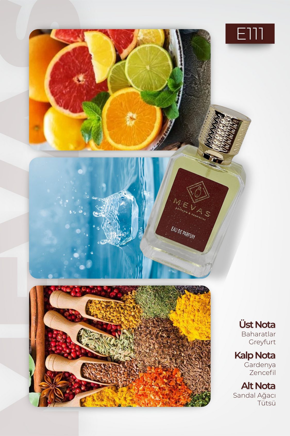 MEVAS E111 Erkek Parfüm 50ml EDP