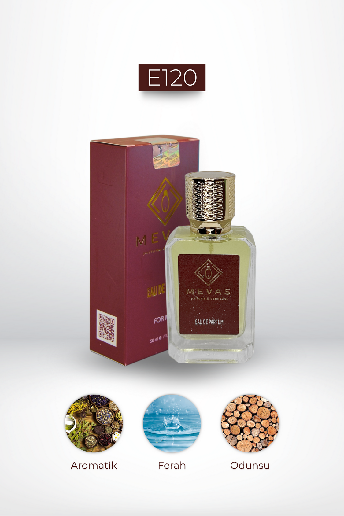 MEVAS E120 Erkek Parfüm 50ml EDP