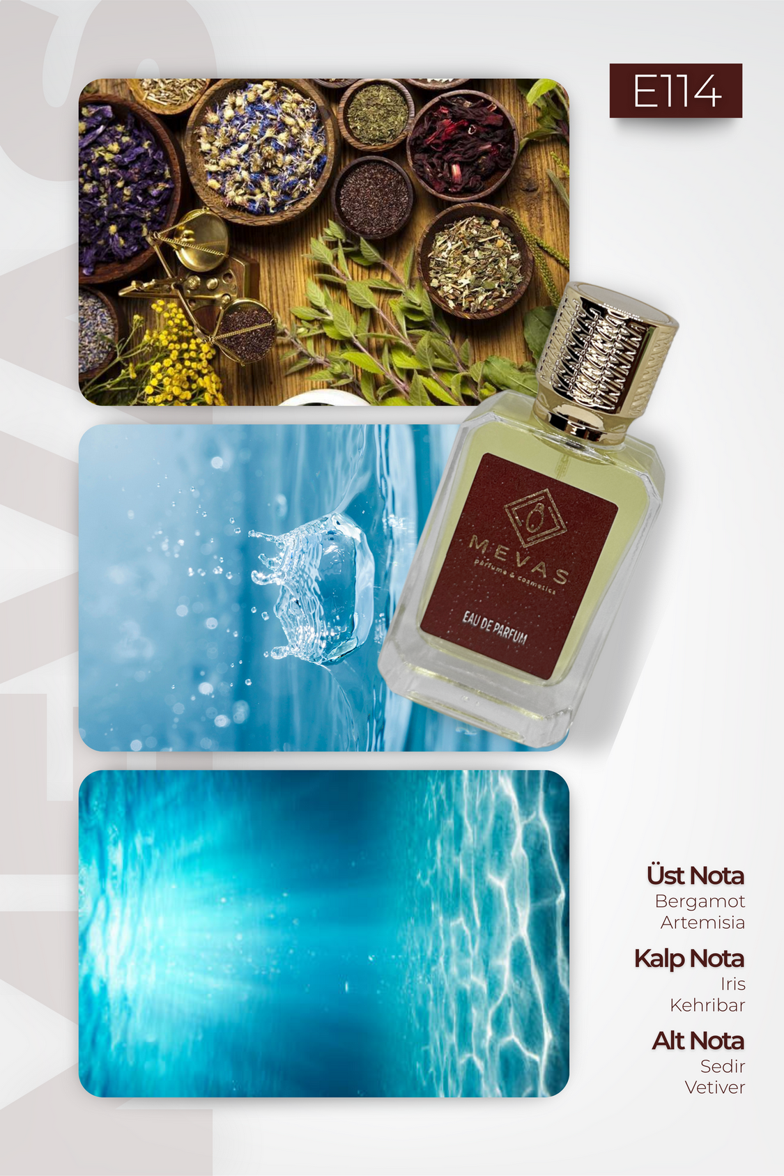 MEVAS E114 Erkek Parfüm 50ml EDP