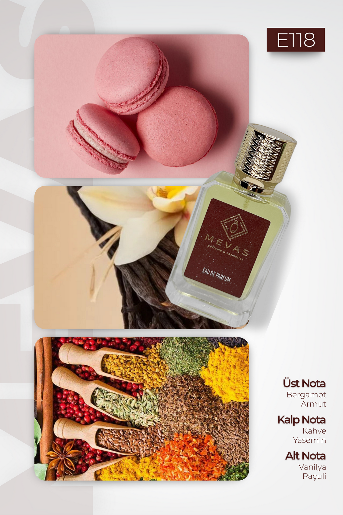 MEVAS E118 Erkek Parfüm 50ml EDP
