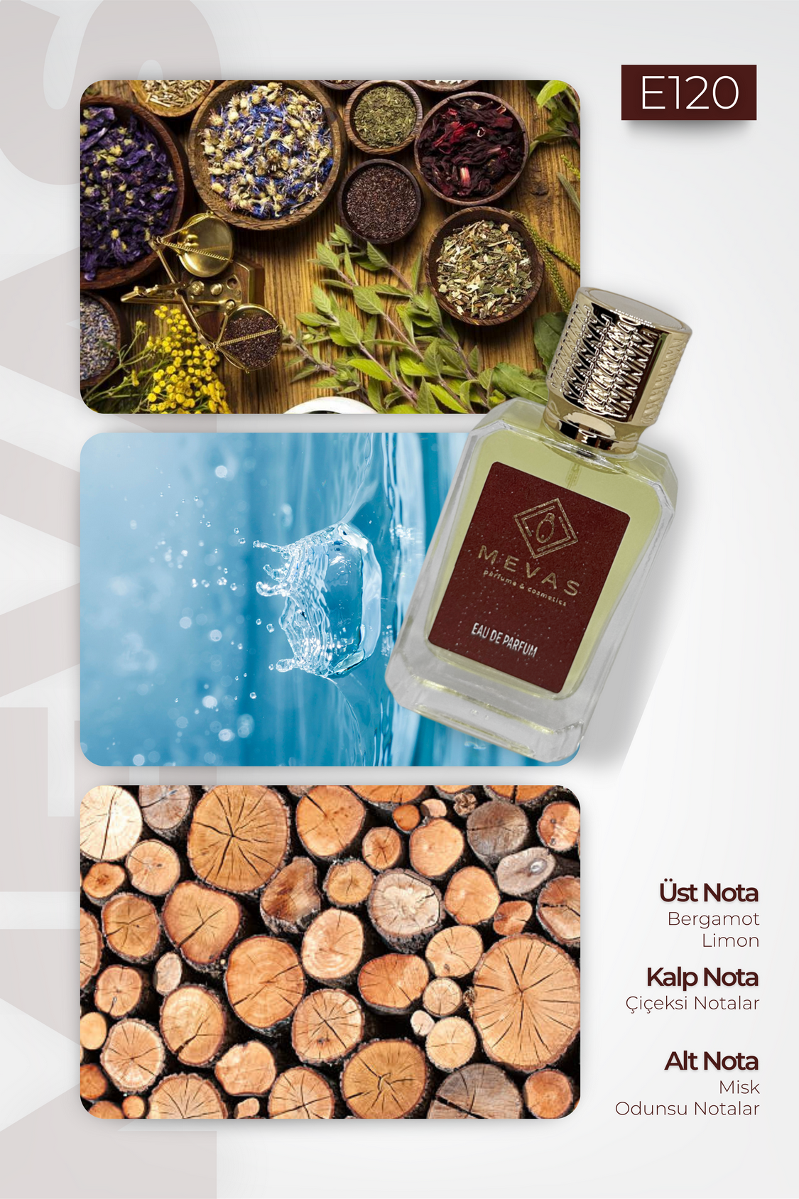MEVAS E120 Erkek Parfüm 50ml EDP