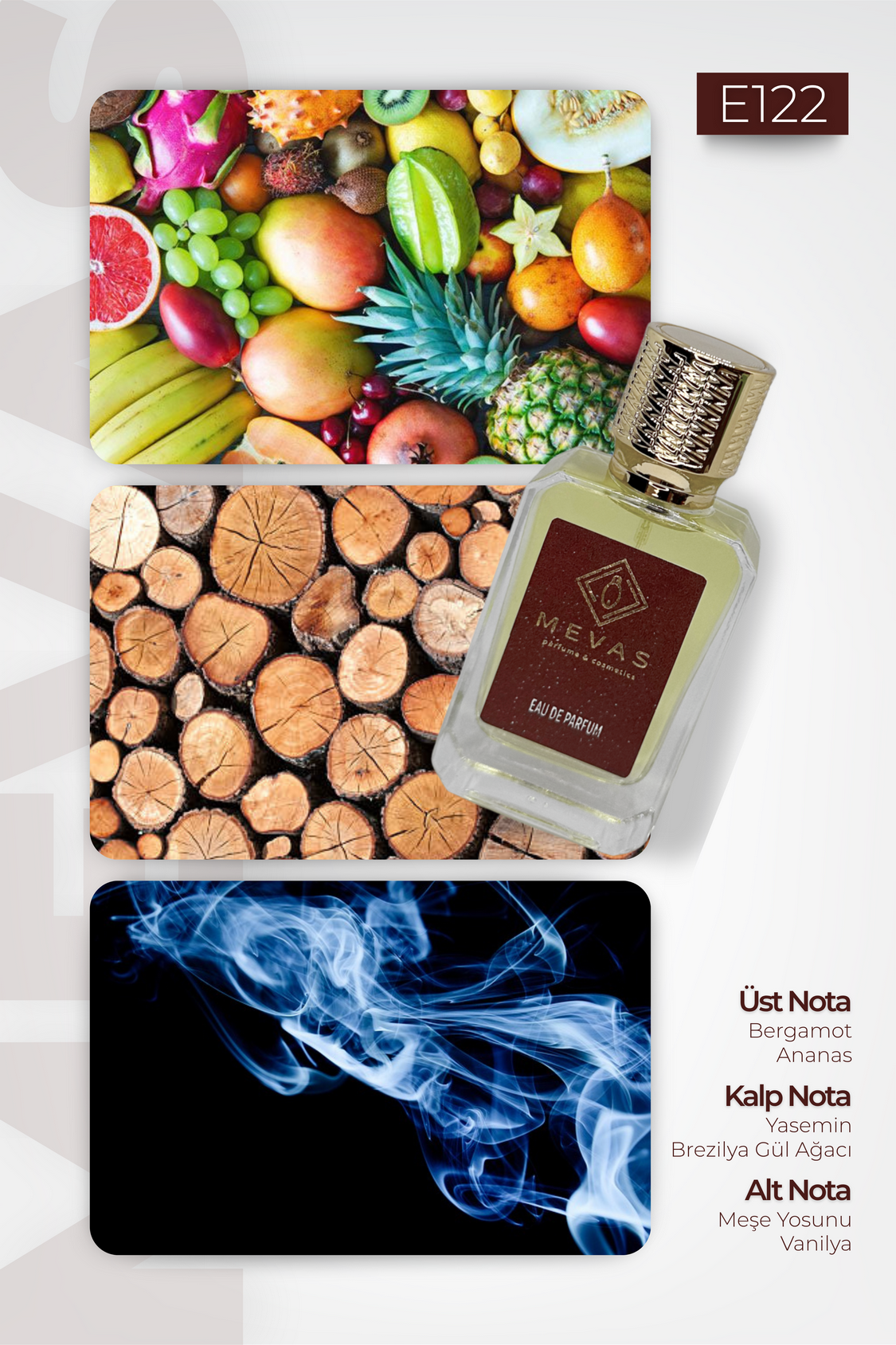 MEVAS E122 Erkek Parfüm 50ml EDP