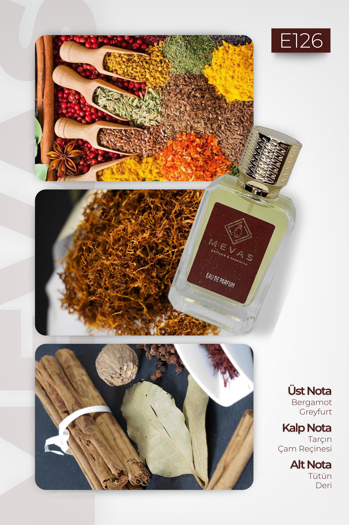 MEVAS E126 Erkek Parfüm 50ml EDP