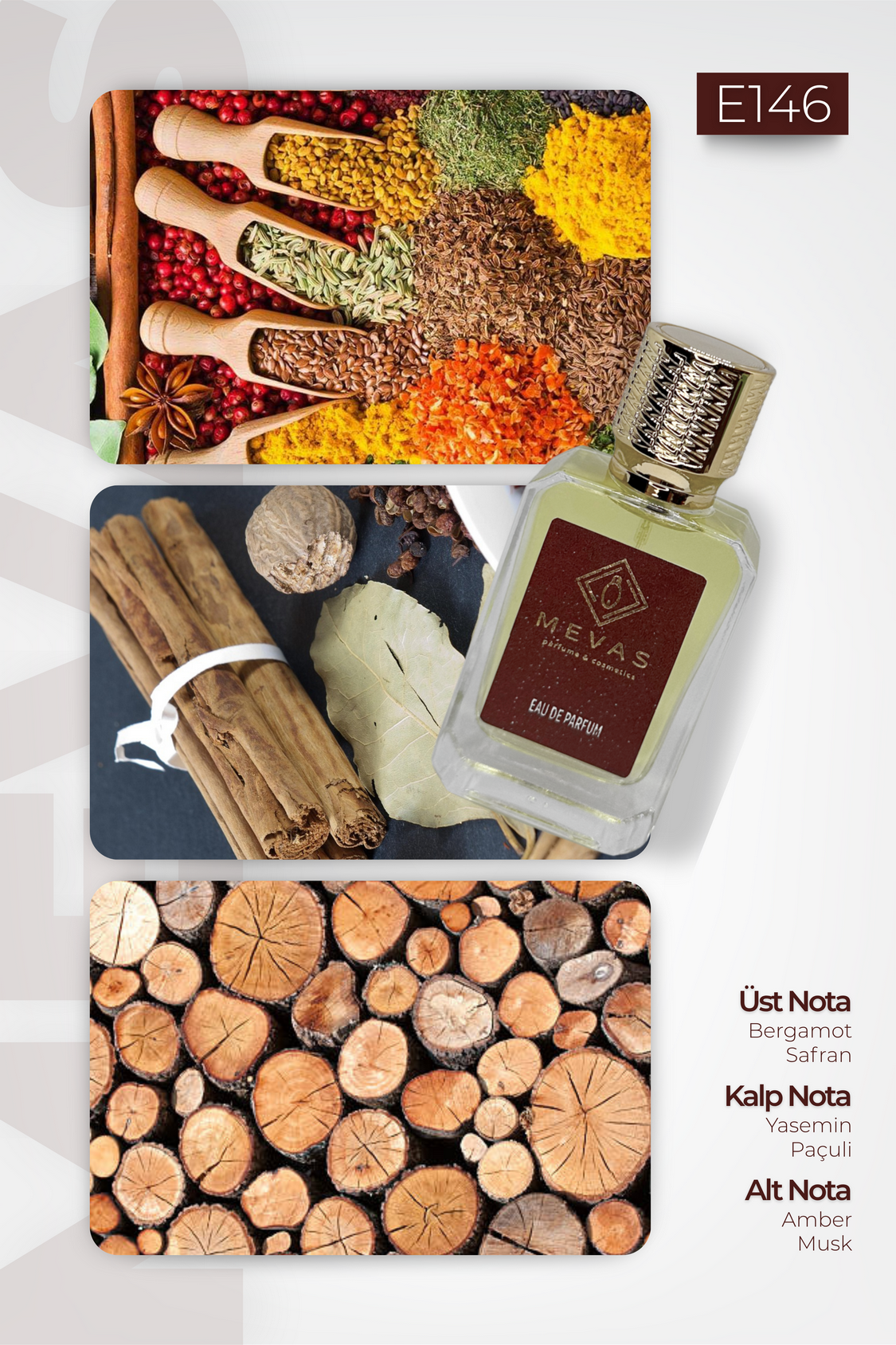 MEVAS E146 Erkek Parfüm 50ml EDP