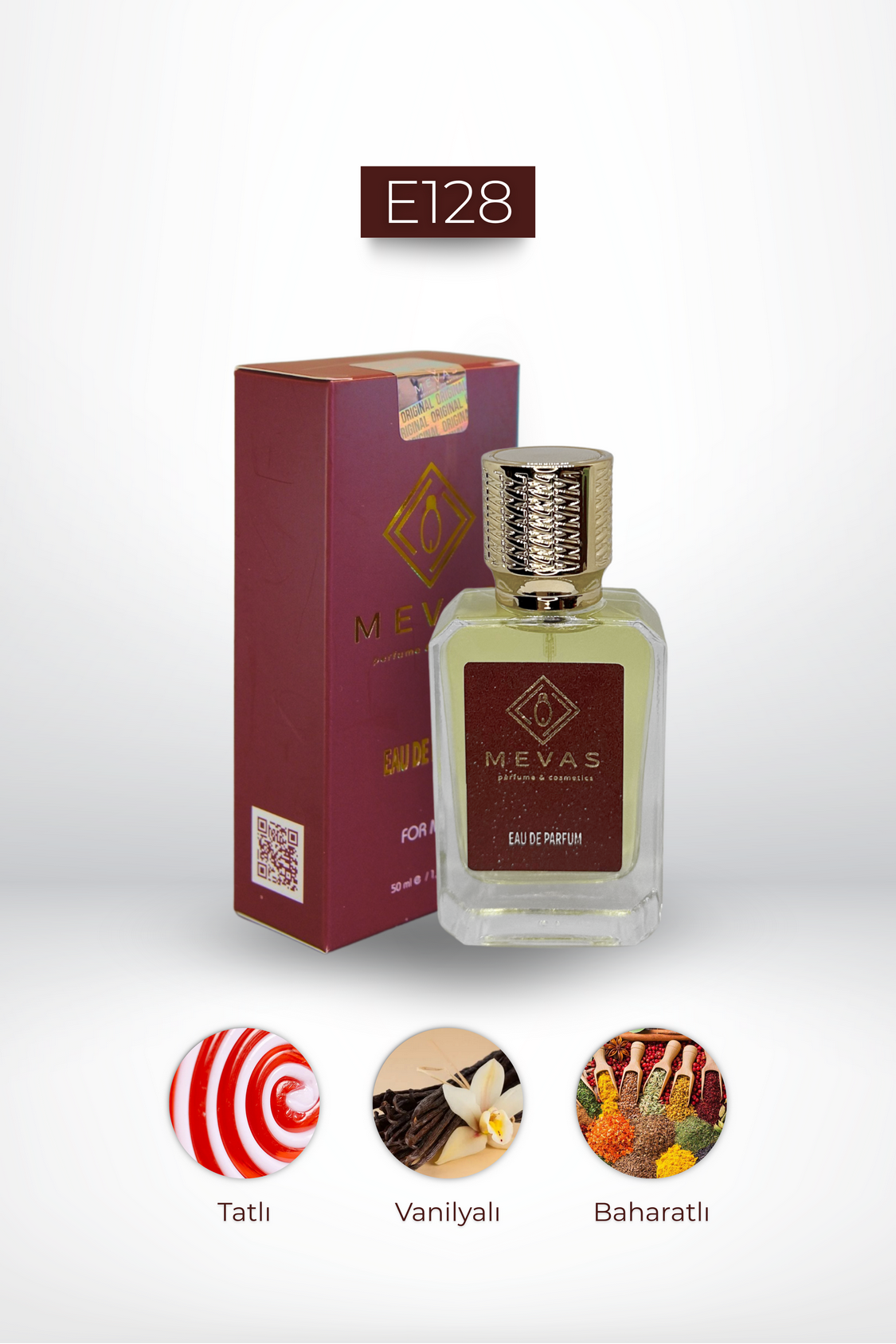 MEVAS E128 Erkek Parfüm 50ml EDP